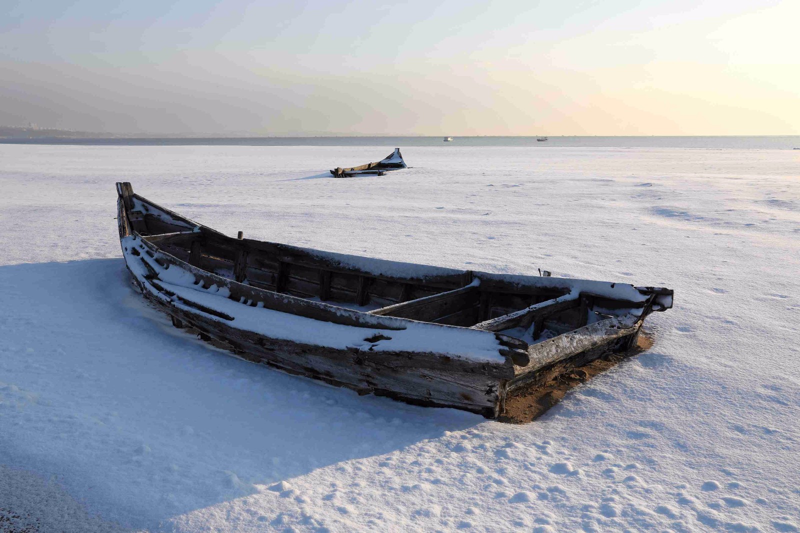 雪后初霁美如画 人们童话中赏景赏天鹅 尽享冬日雪趣