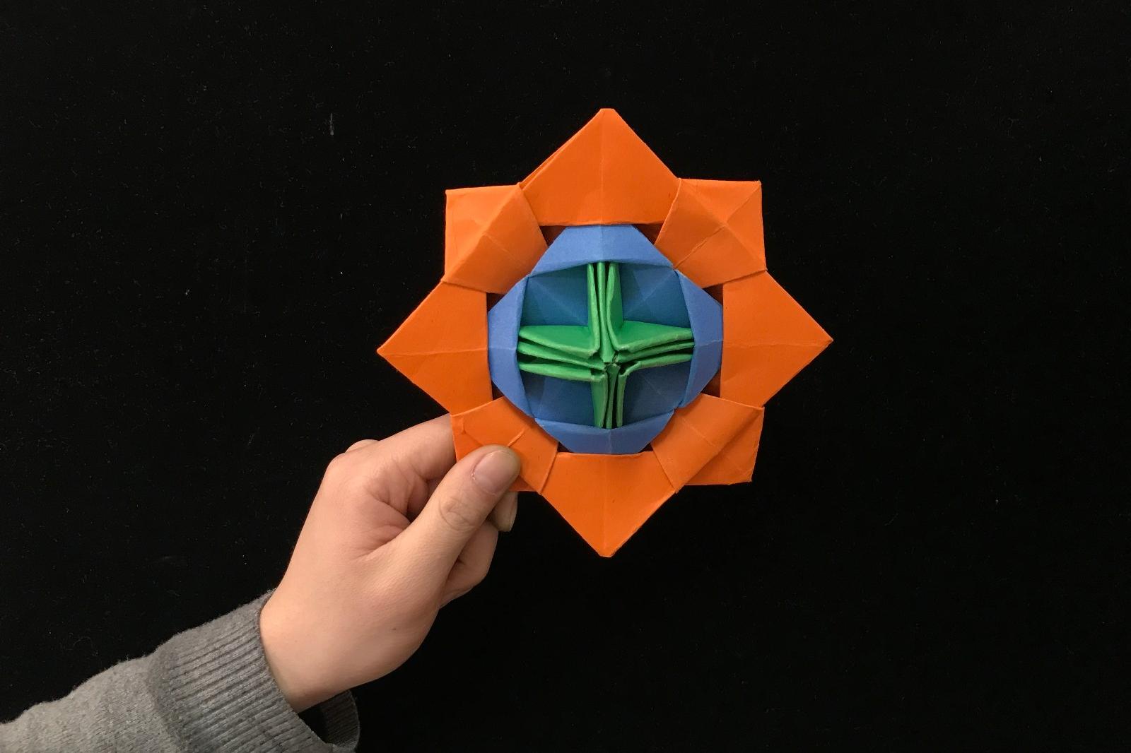 用3张纸教你巧叠陀螺,解压又好玩,会叠的人不多,学到就是赚到