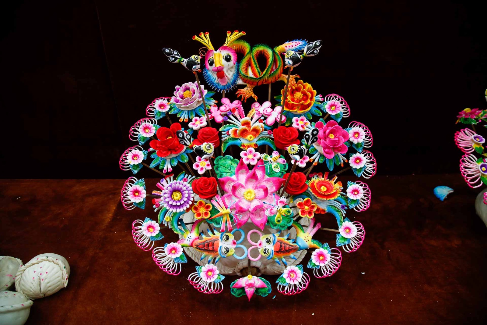 面粉做成的艺术品陕西面食瑰宝关中花馍