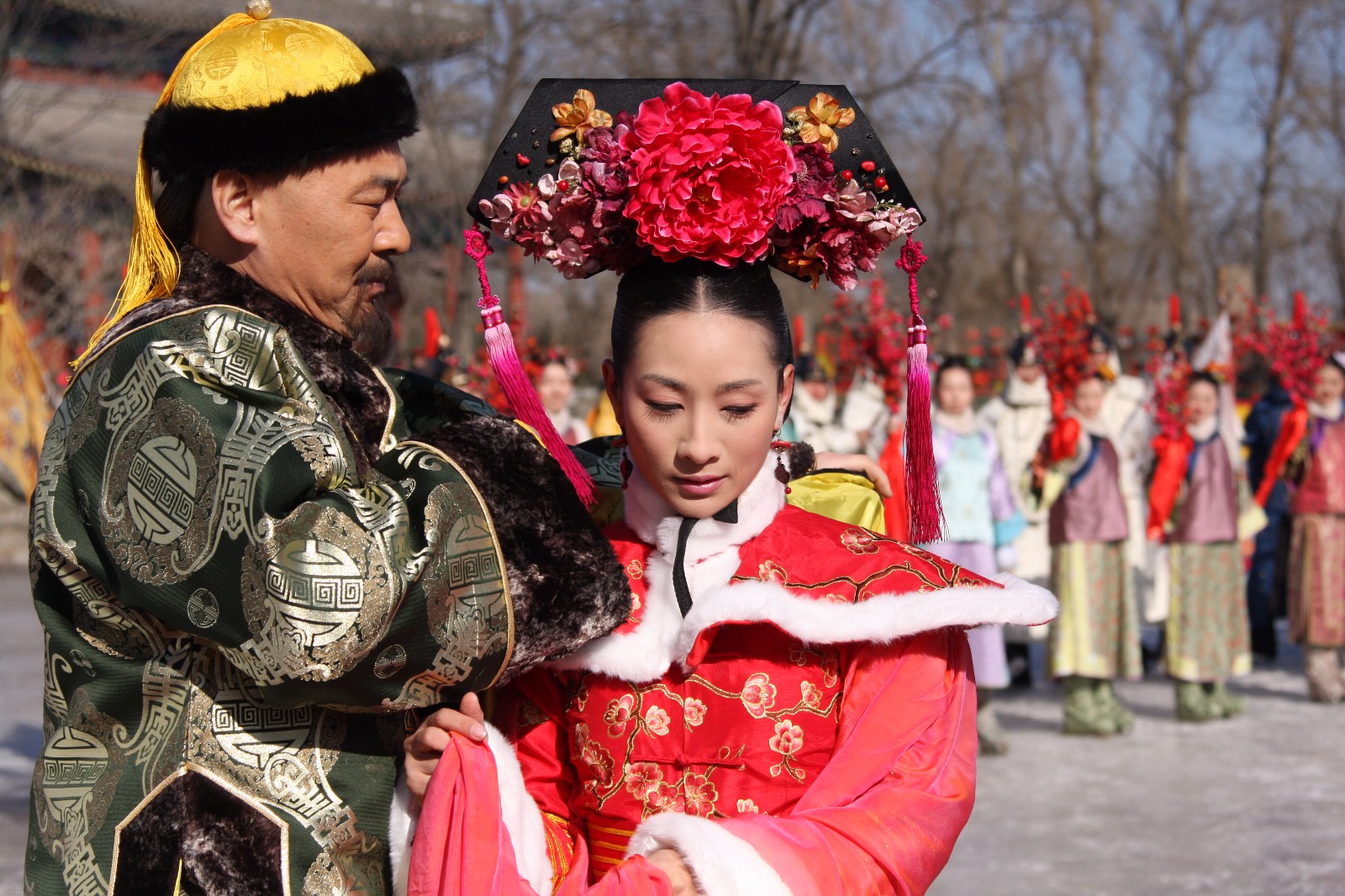 《甄缳传》安陵容为了争宠学跳冰嬉舞,原来是这么拍摄的,太拼了