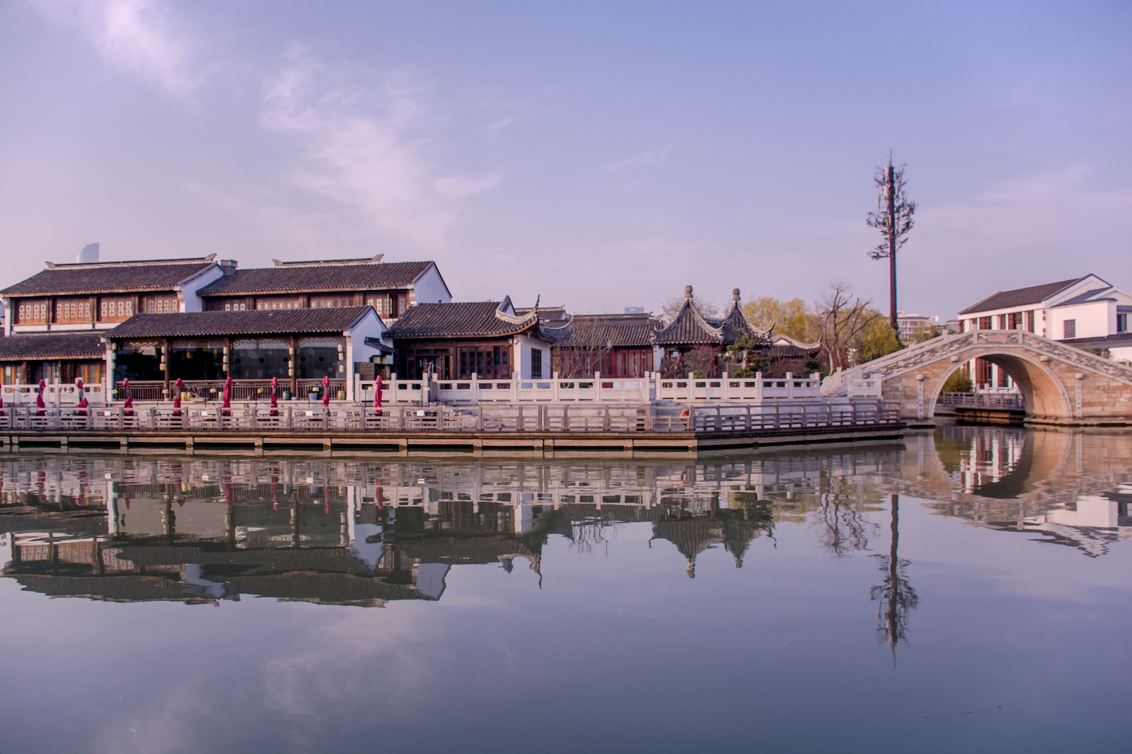 苏州一个园林式城市斜塘老街