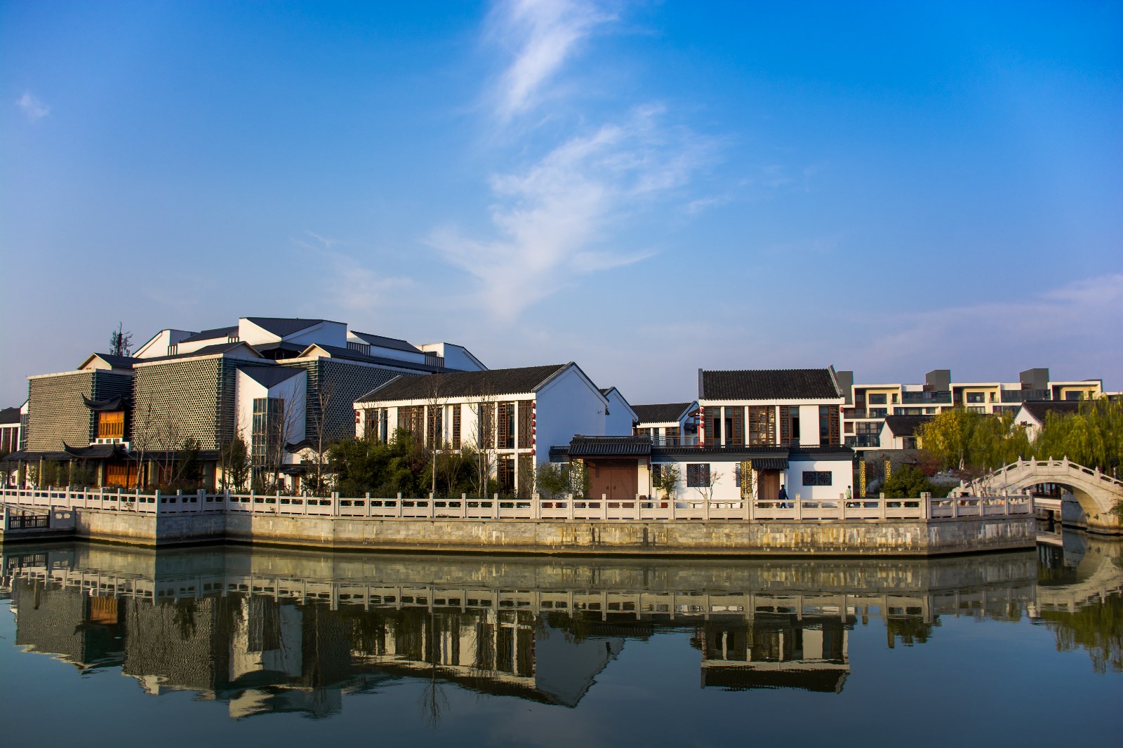 苏州一个园林式城市斜塘老街