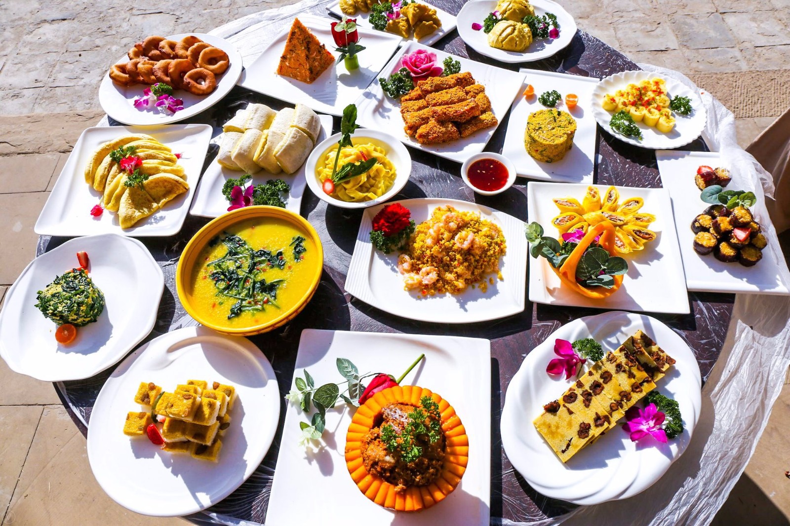 陕北小米宴 18道菜全由小米做成