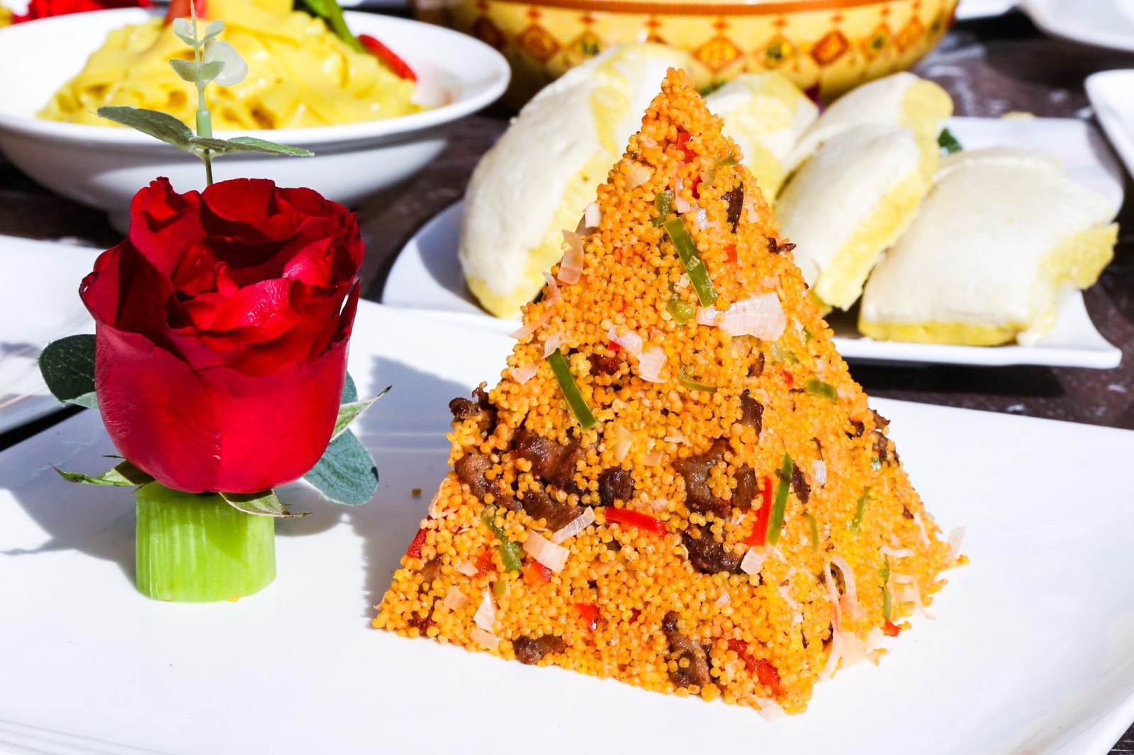 陕北小米宴 18道菜全由小米做成