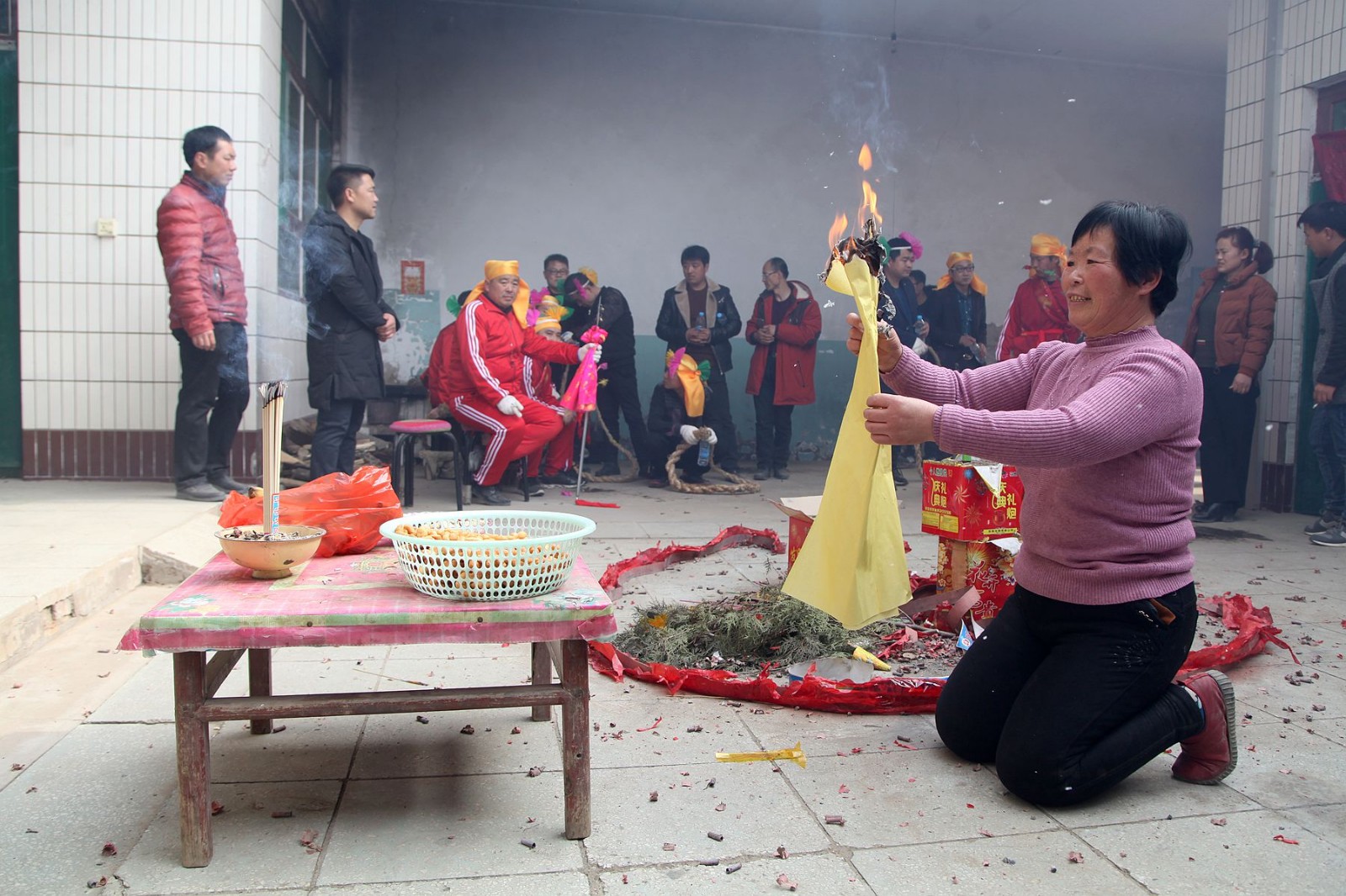 运城新年祭祀的风俗图片