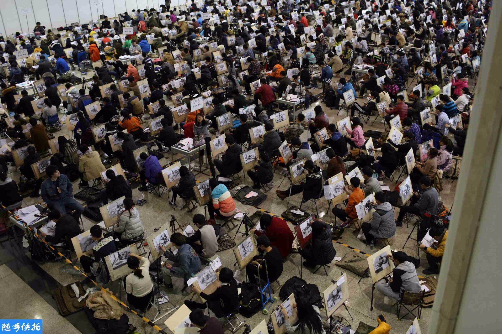 2018年2月24日,农历正月初九,山东工艺美术学院2018年招生专业考试