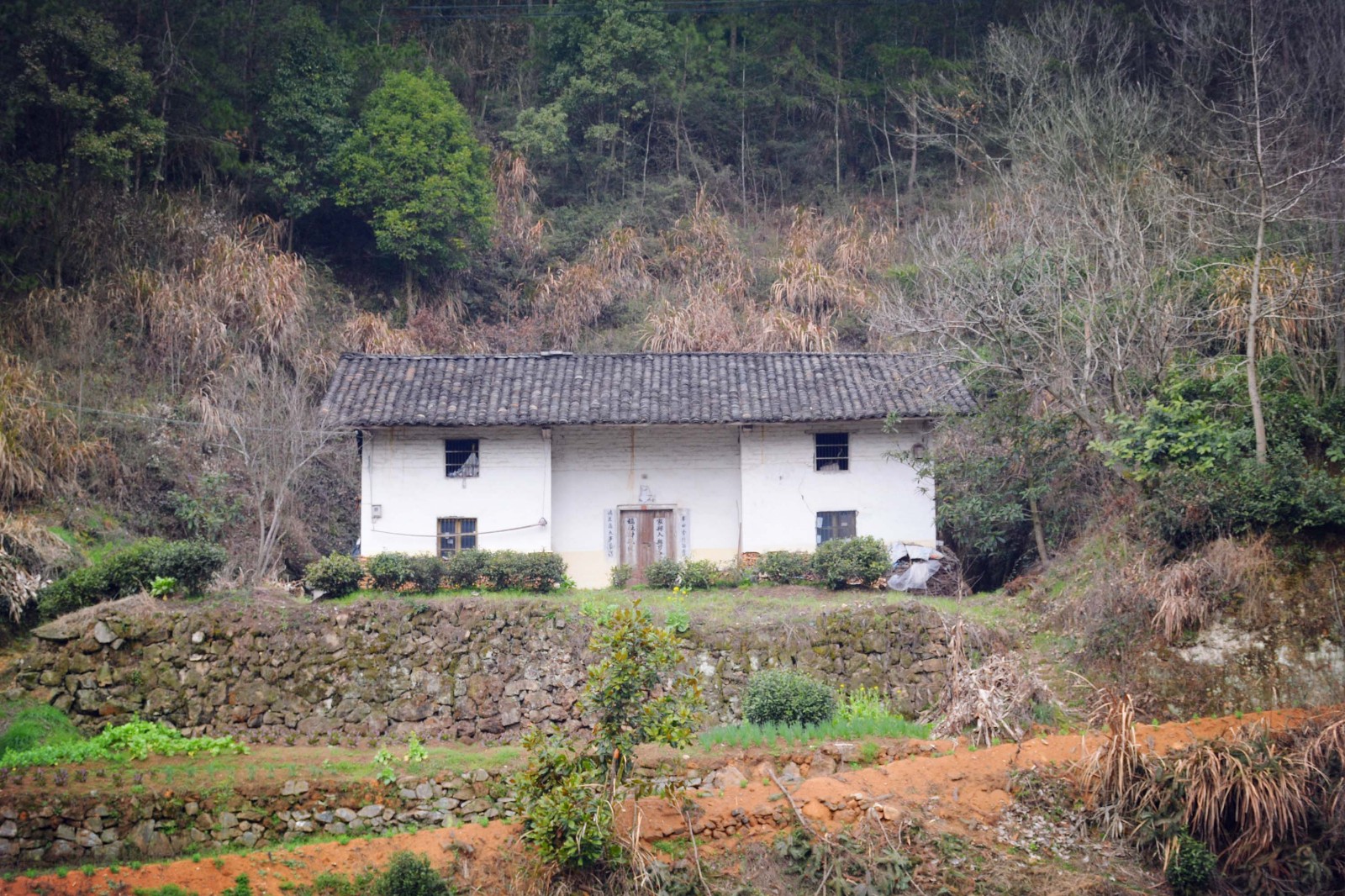 农村人将高楼"搬"进大山 老房屋却舍不得拆除_新浪看点