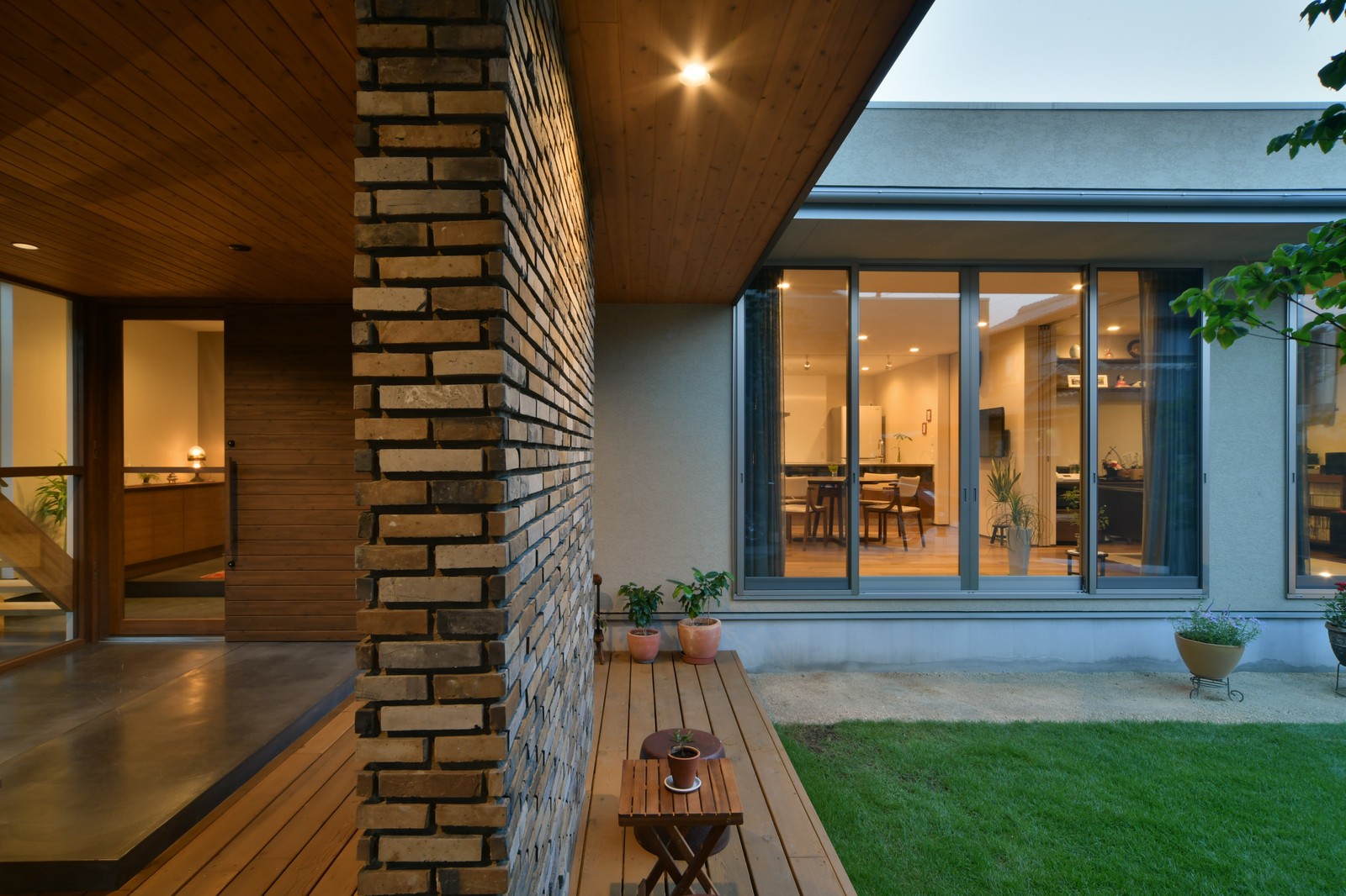 带景观庭院的日式独栋小别墅超有感觉