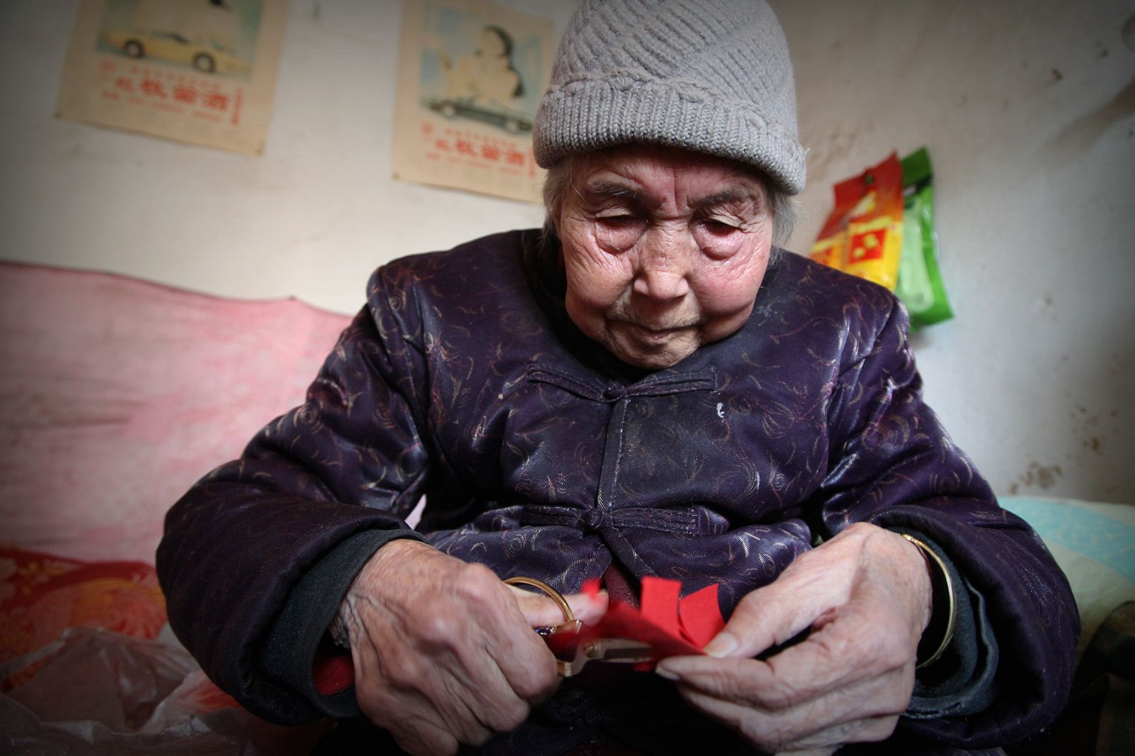最时髦的老太太图片,最有气质的老太太,上海街头时尚老人图片_大山谷图库