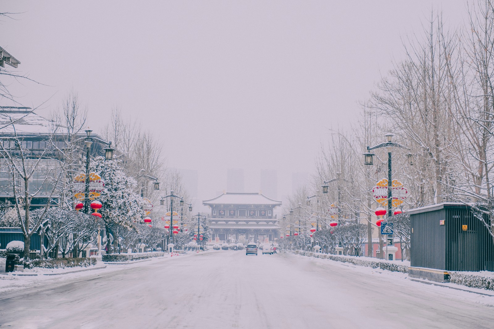 全国各地的朋友看了后都要来西安|雪景|西安|摄影_新浪新闻