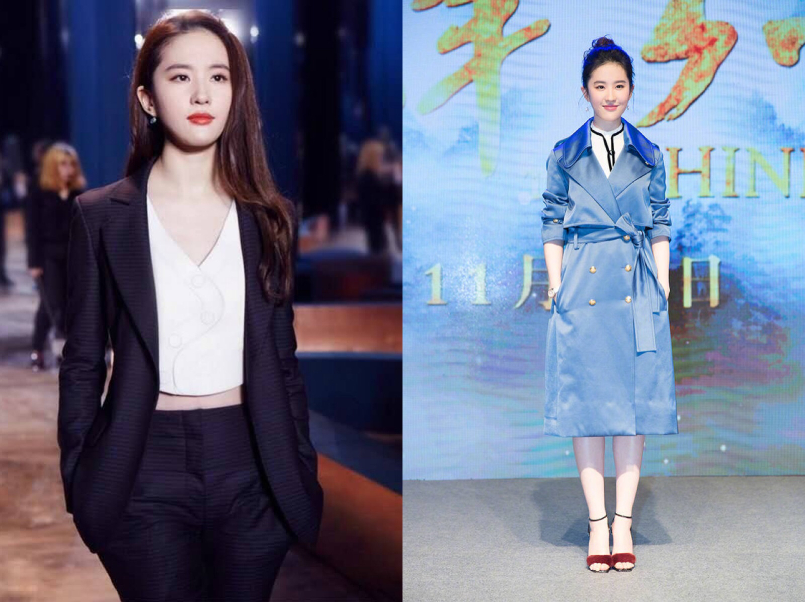 小四岁刘亦菲穿衣撞上韩雪,也是输了个惨败!"天仙"还是太年轻