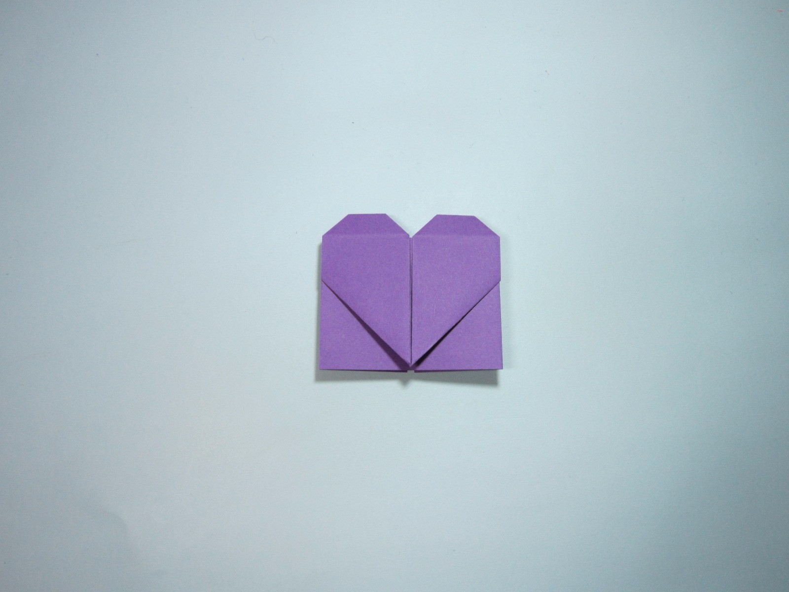 手工折纸爱心书签心形书签的折法详细图解教程