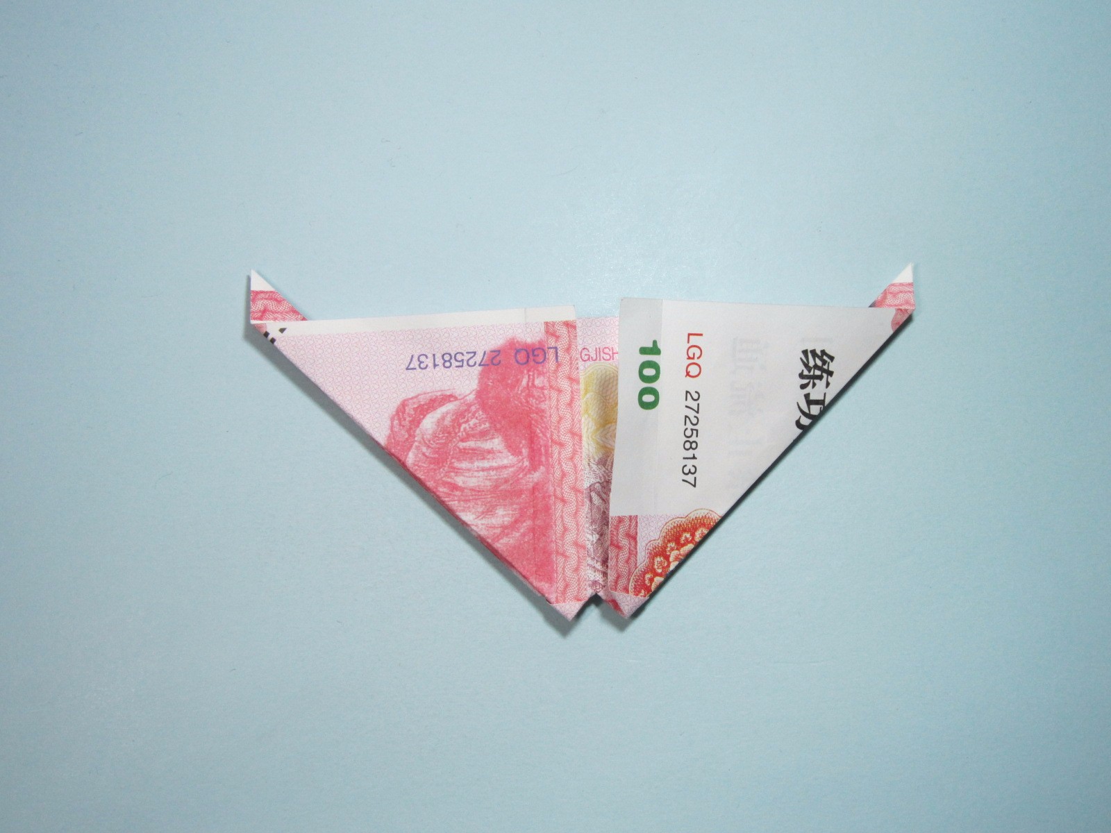 用钱折纸戒指如何用人民币折纸爱心戒指详细图解