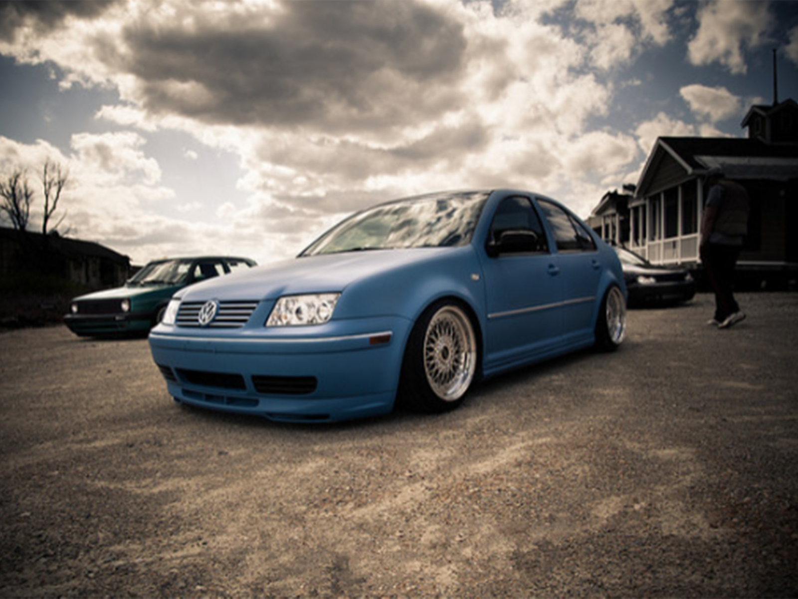 每次看到改装老宝来,都忍不住回头.