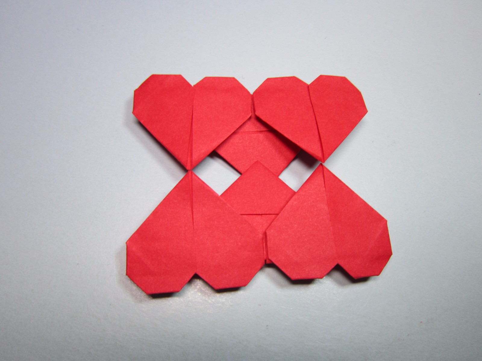 双心折纸方法手工折纸双爱心可以用人民币折