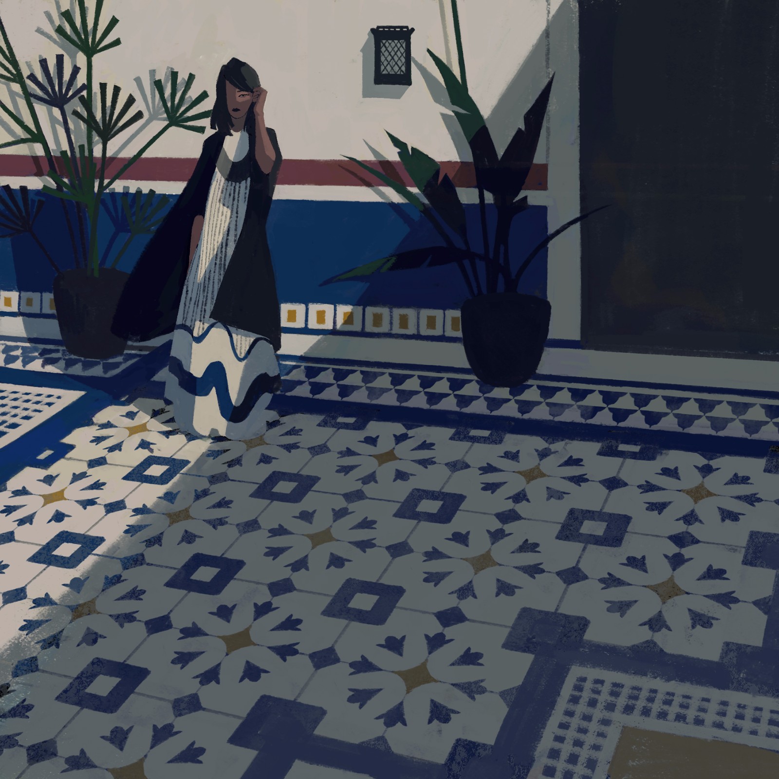 清冷孤寂的日常插画家katherinelam