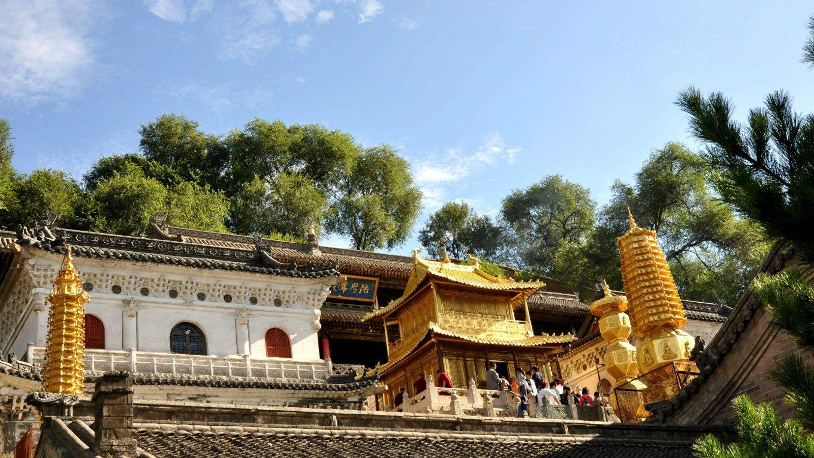 是中国国内保存最好的铜殿之一|显通寺|五台山|永明寺_新浪新闻