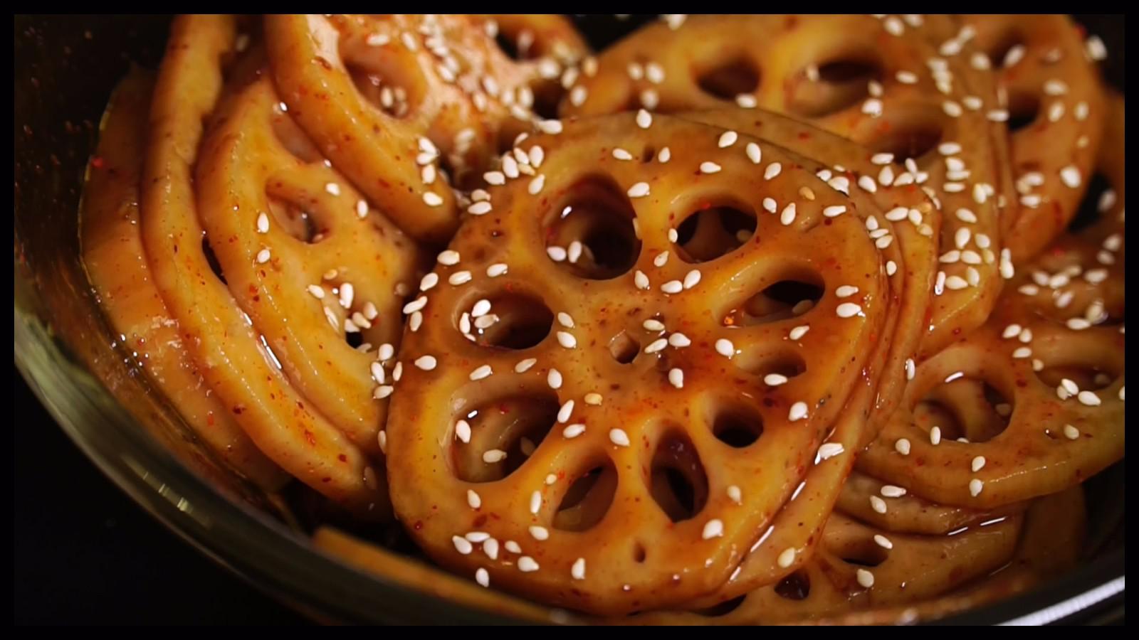 南昌有名的小吃凉拌藕片,不用一滴油,好吃到不要不要的