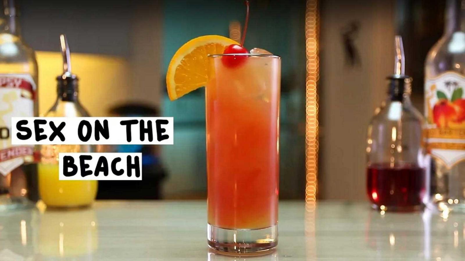 激情海岸鸡尾酒Sex on the Beach,一款适合女孩