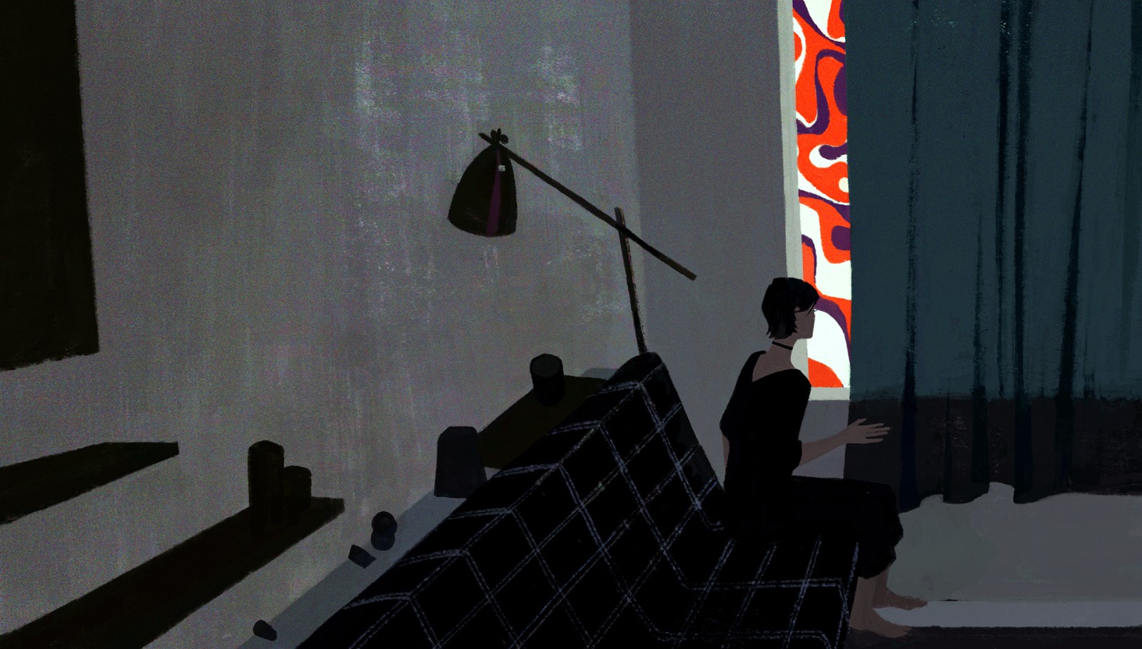 清冷孤寂的日常插画家katherinelam