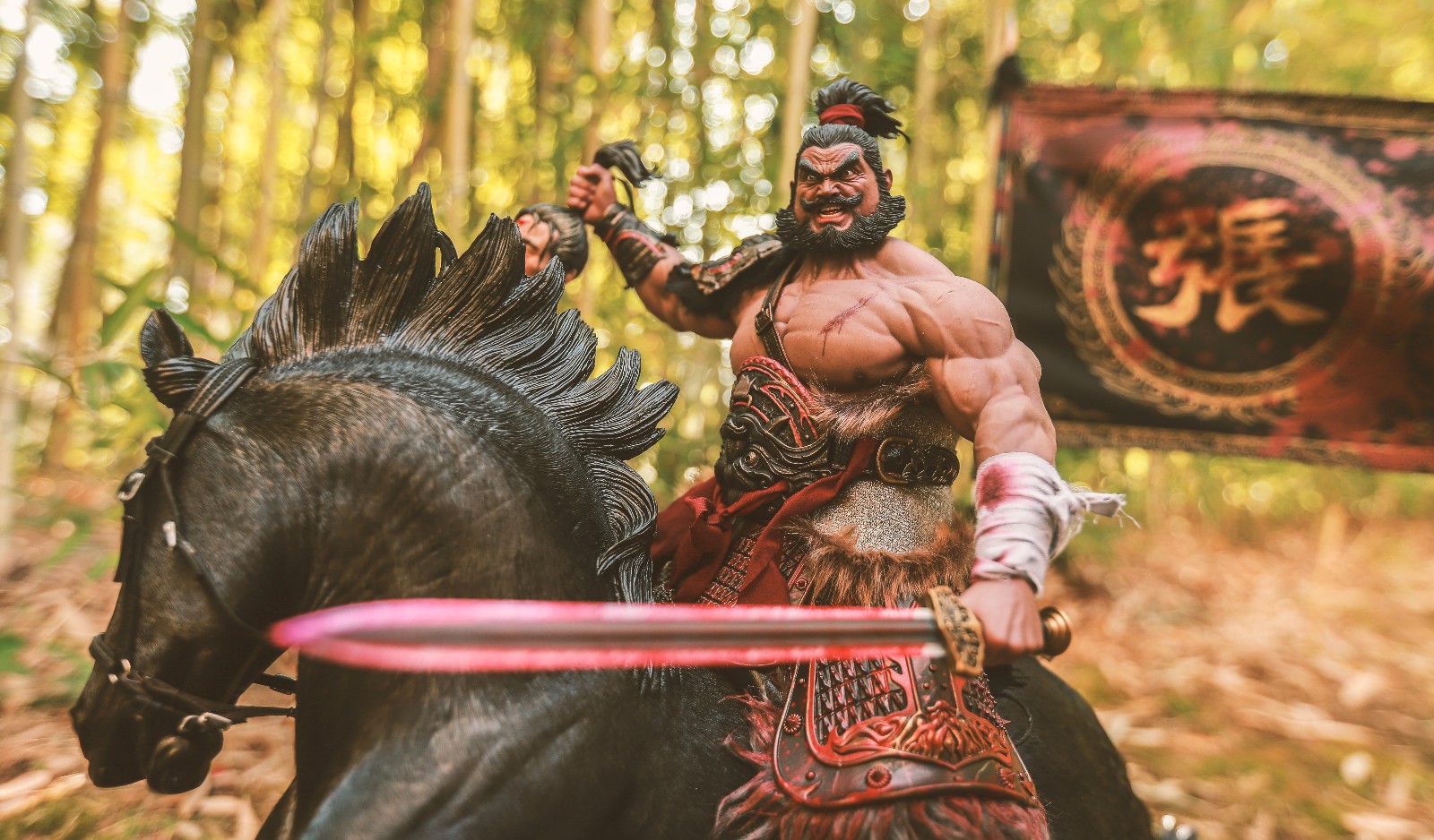 inflamestoys三国虎将魂血战猛张飞外拍