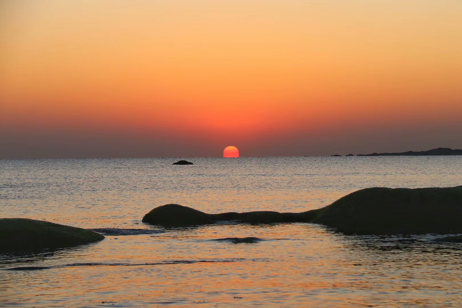 日落太公岛图片
