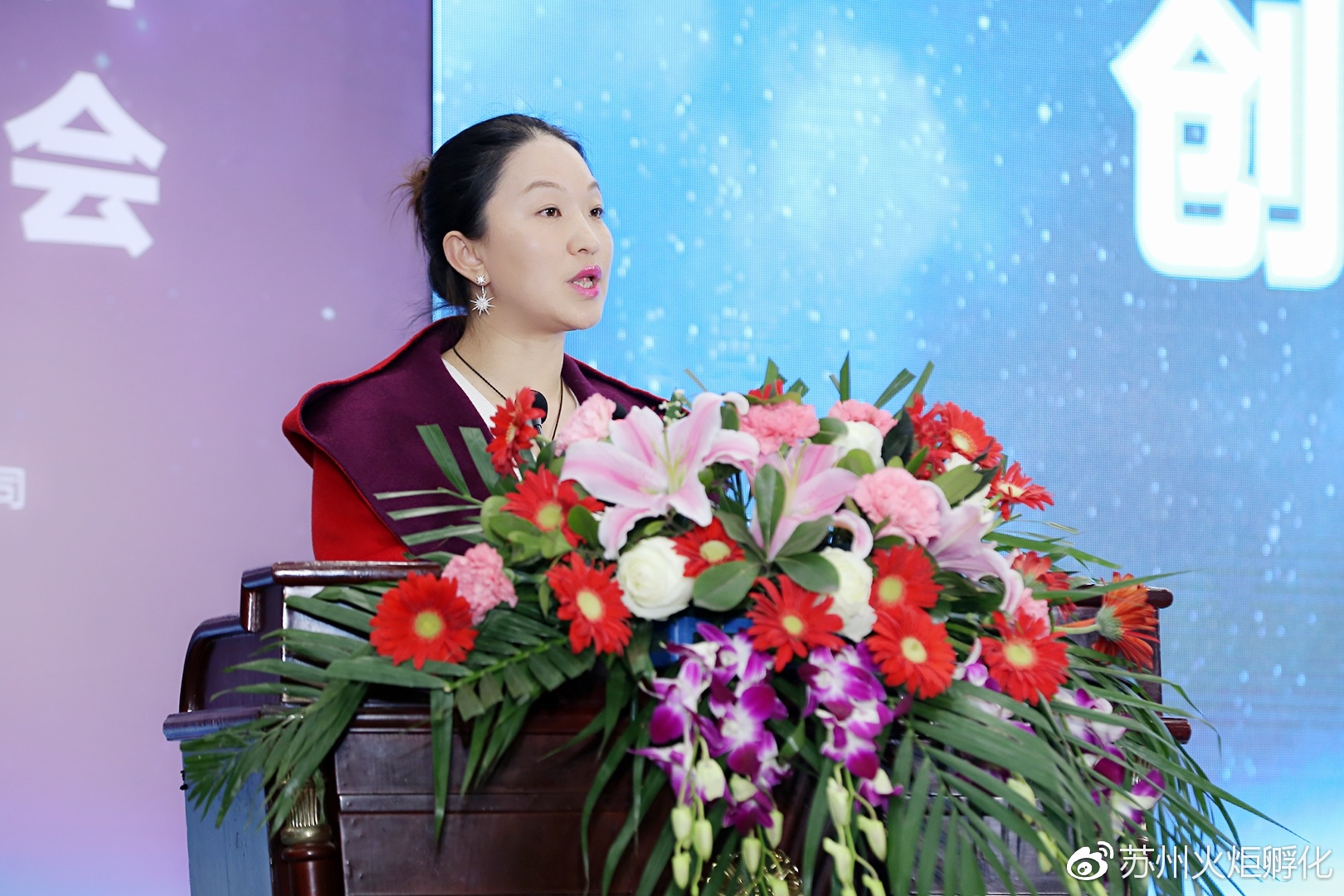 火炬孵化执行总裁孙兰兰发表重要讲话