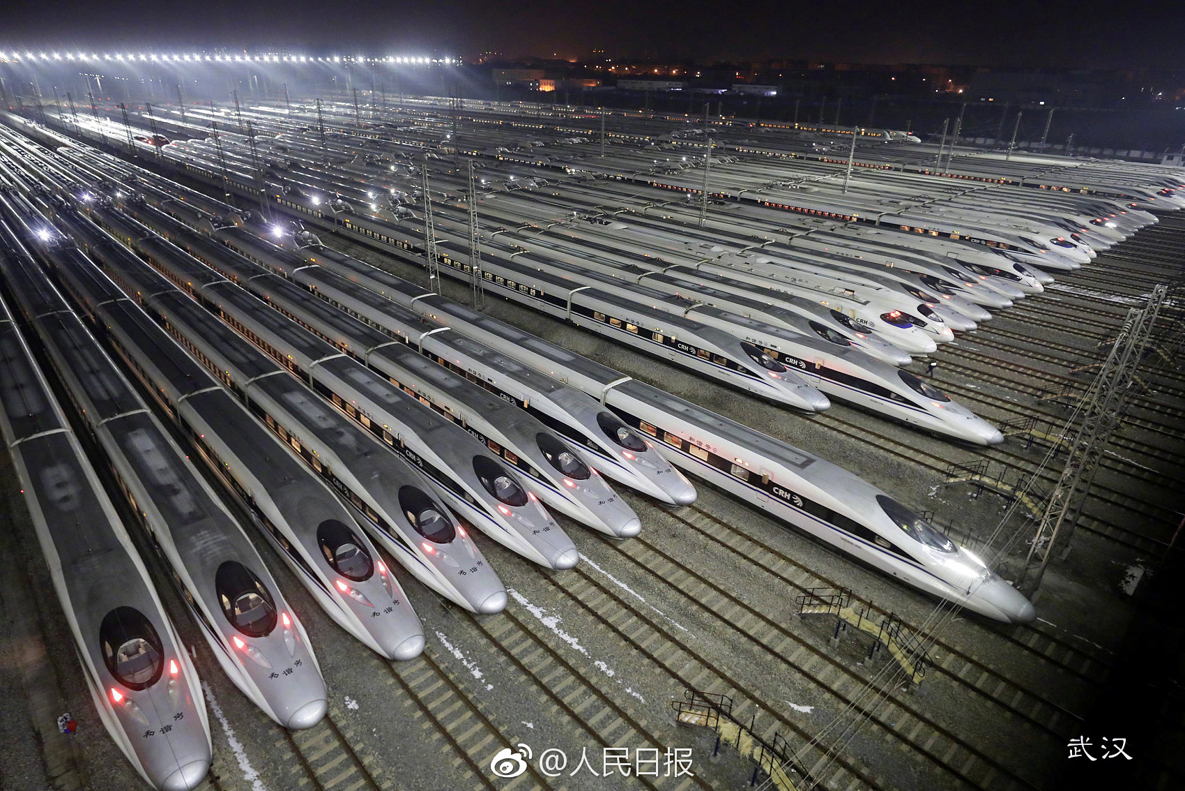 一组震撼图片厉害了中国高铁威武