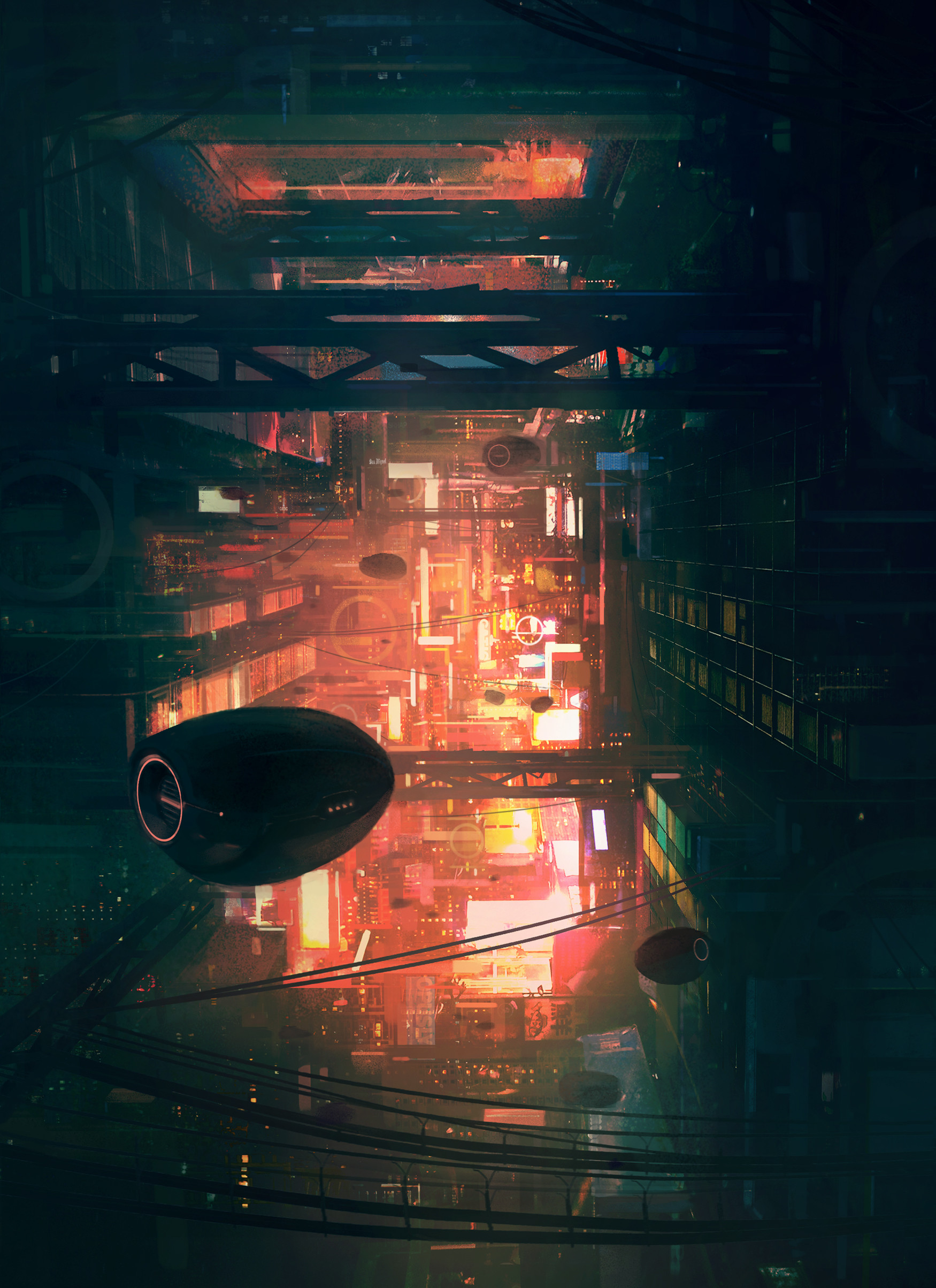 来自台湾的插画师一组非常恢弘的场景插画相当具有视觉震撼力