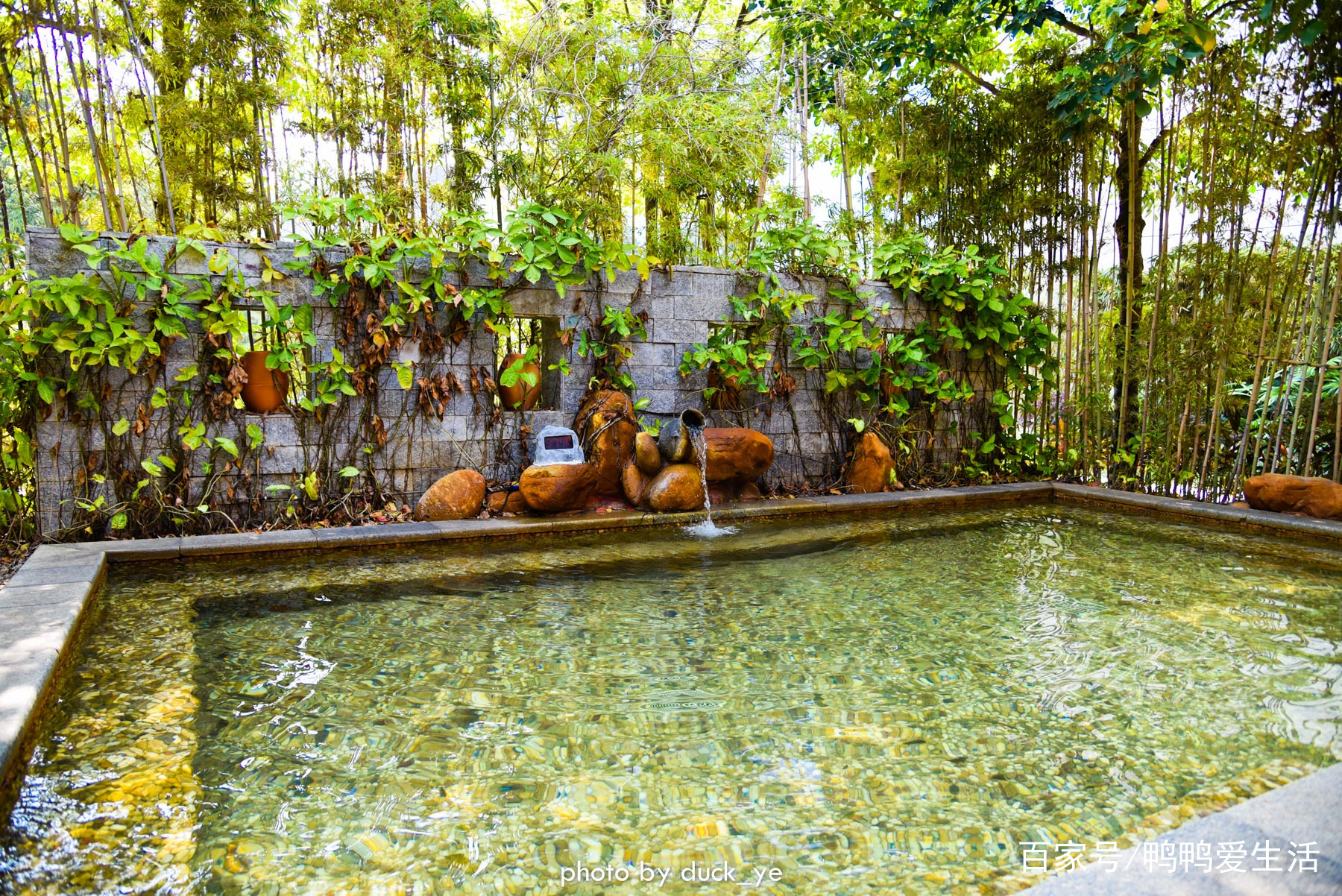除了温泉池子,还有盐浴,火山石浴,黄土球浴,不同的养生手法,可以交替