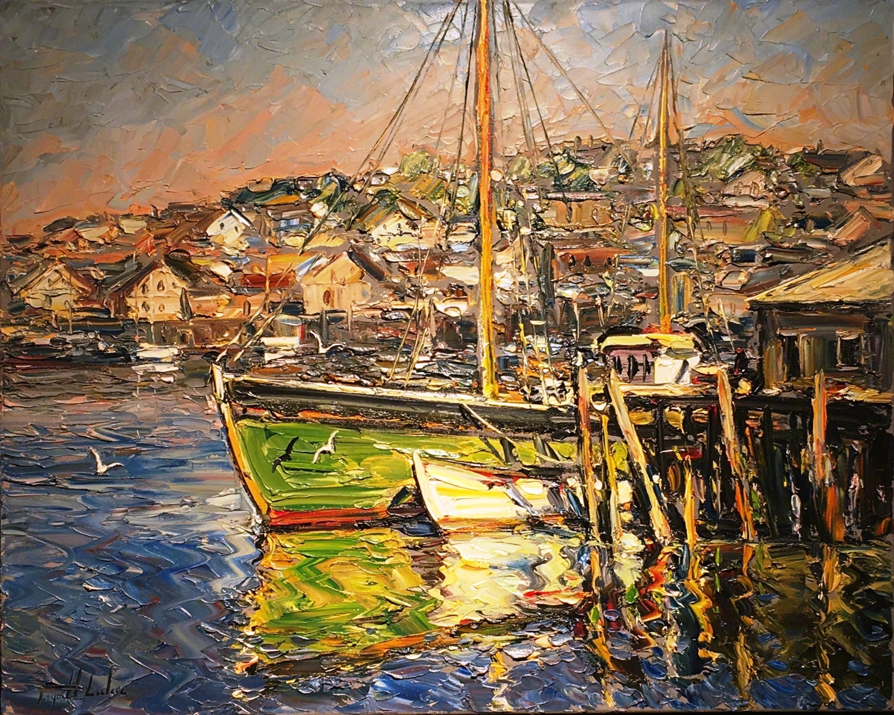 刮刀绘画 / raynald leclerc(加拿大)