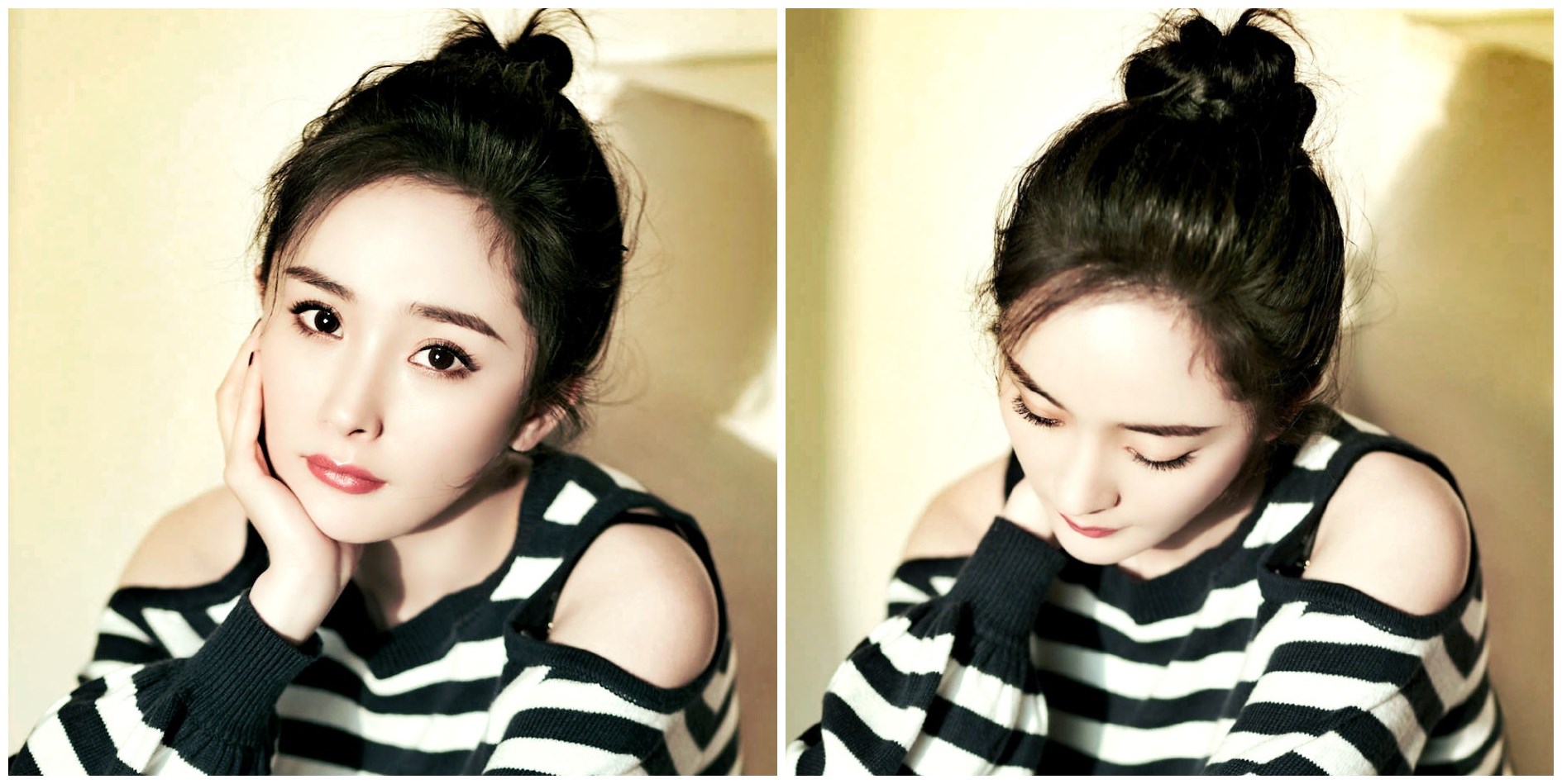 杨幂终于换新发型,半扎马尾辫美出新境界,网友:重回颜值巅峰