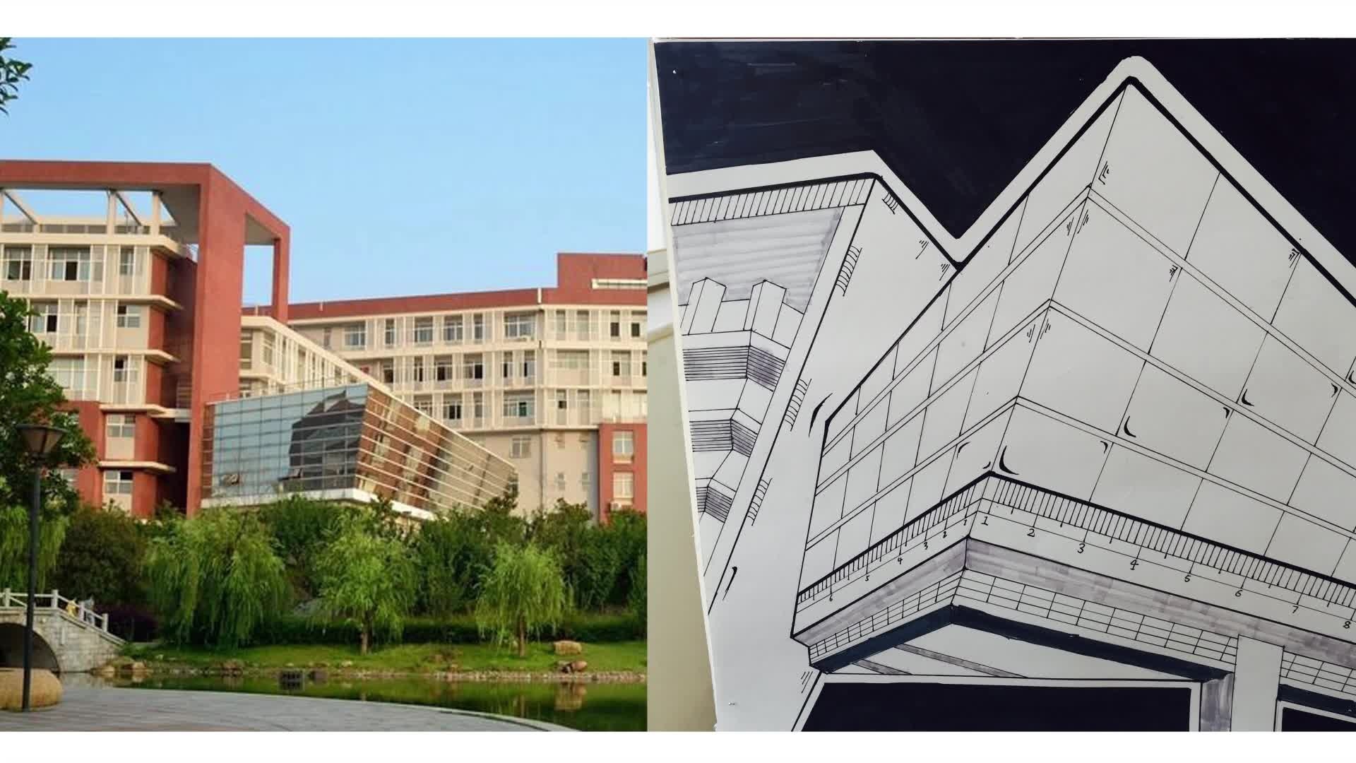 长沙身边事【长沙高校学生抽象画校园 观察世界 结合生活】设计艺术