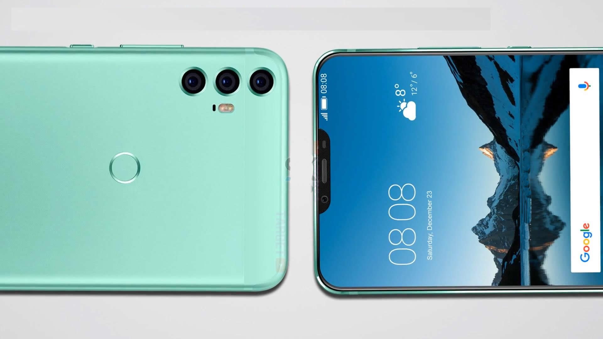 华为p11再曝渲染图,屏占比够狠!