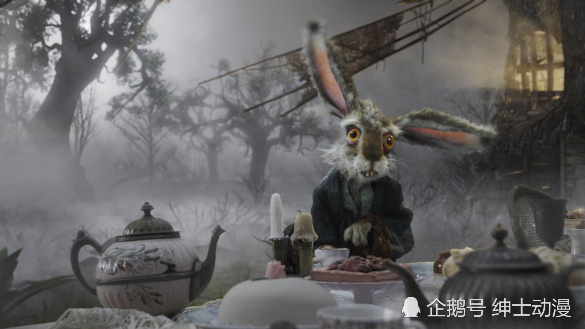 迪士尼爱丽丝梦游仙境白兔先生和三月兔竟然是同一只兔子