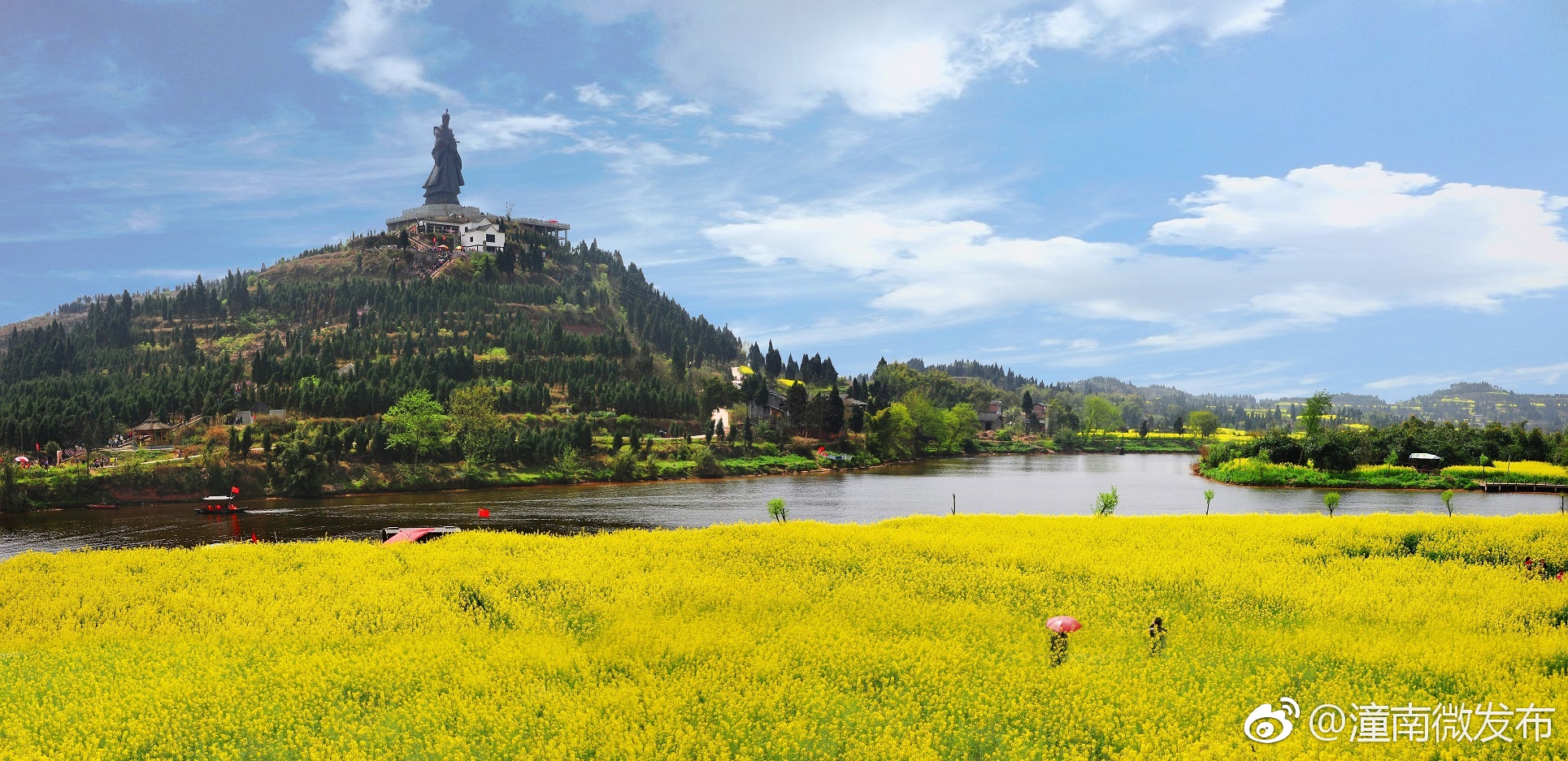 崇龛花海获评2017重庆旅游年度最具人气花海景区