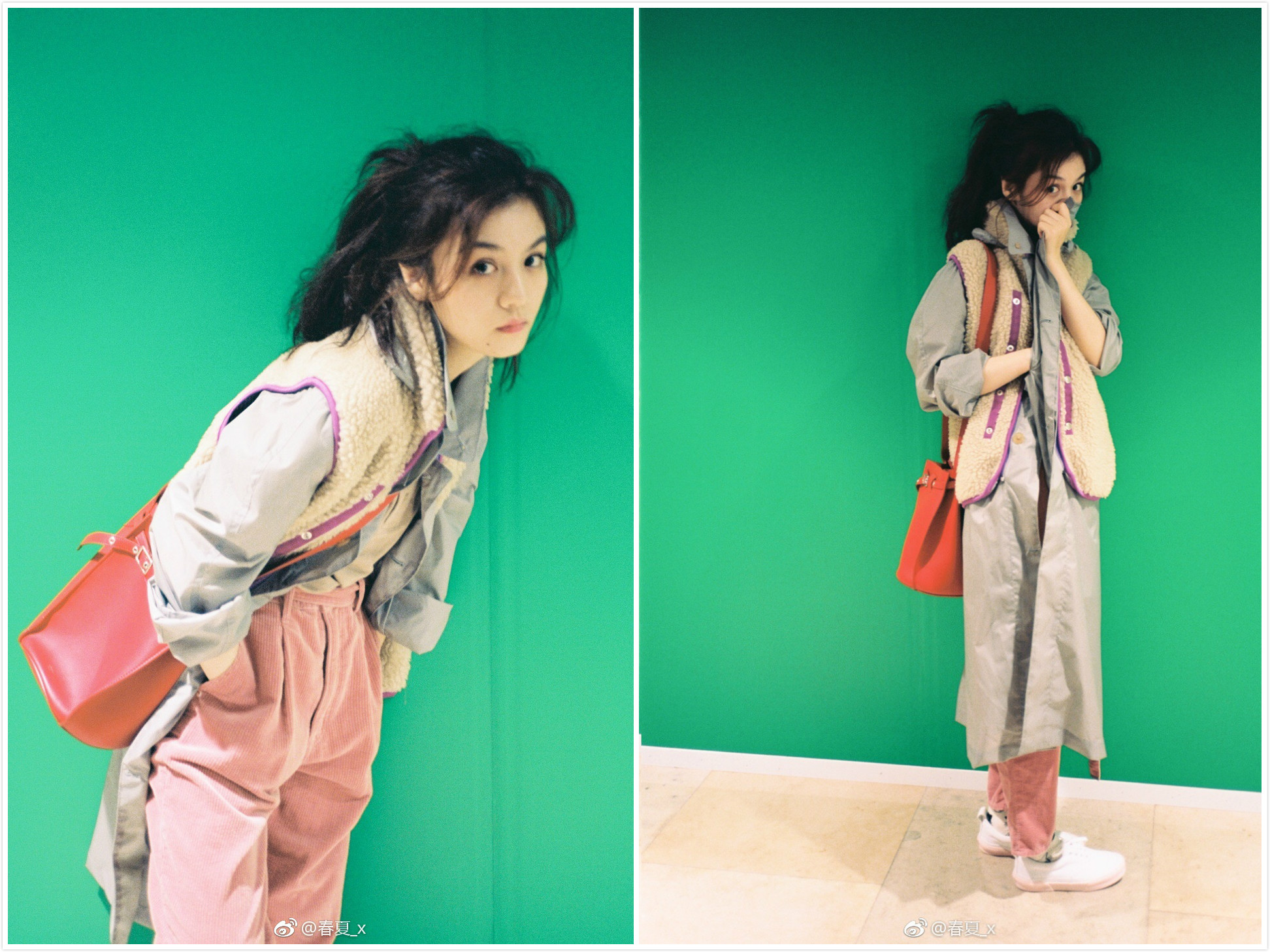 春夏亮相时装周,碎花衬衫搭配短裤,网友:换个人穿绝对丑哭