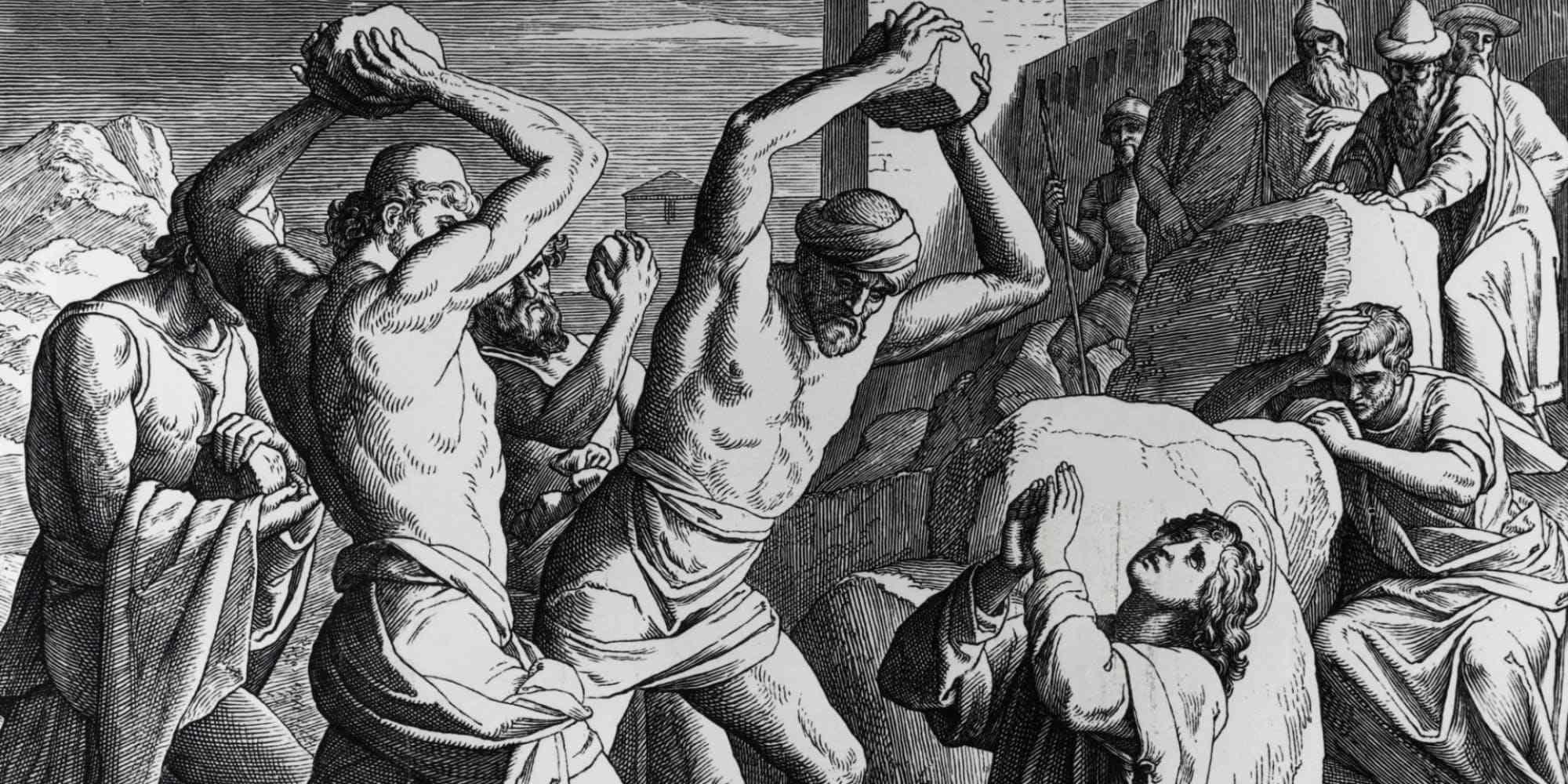 石刑有多残忍伊斯兰教法中受刑人的亲属也必须参与扔石头