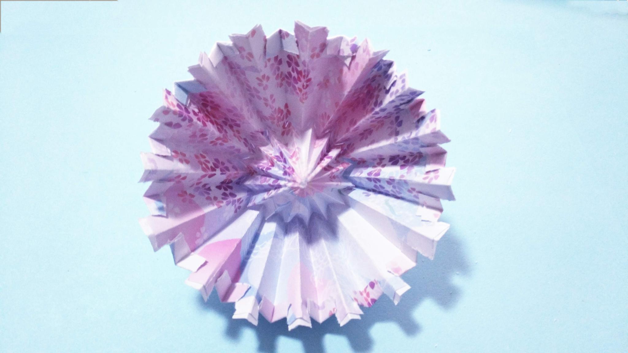 一起来折把油纸伞吧做法简单又漂亮手工折纸教程