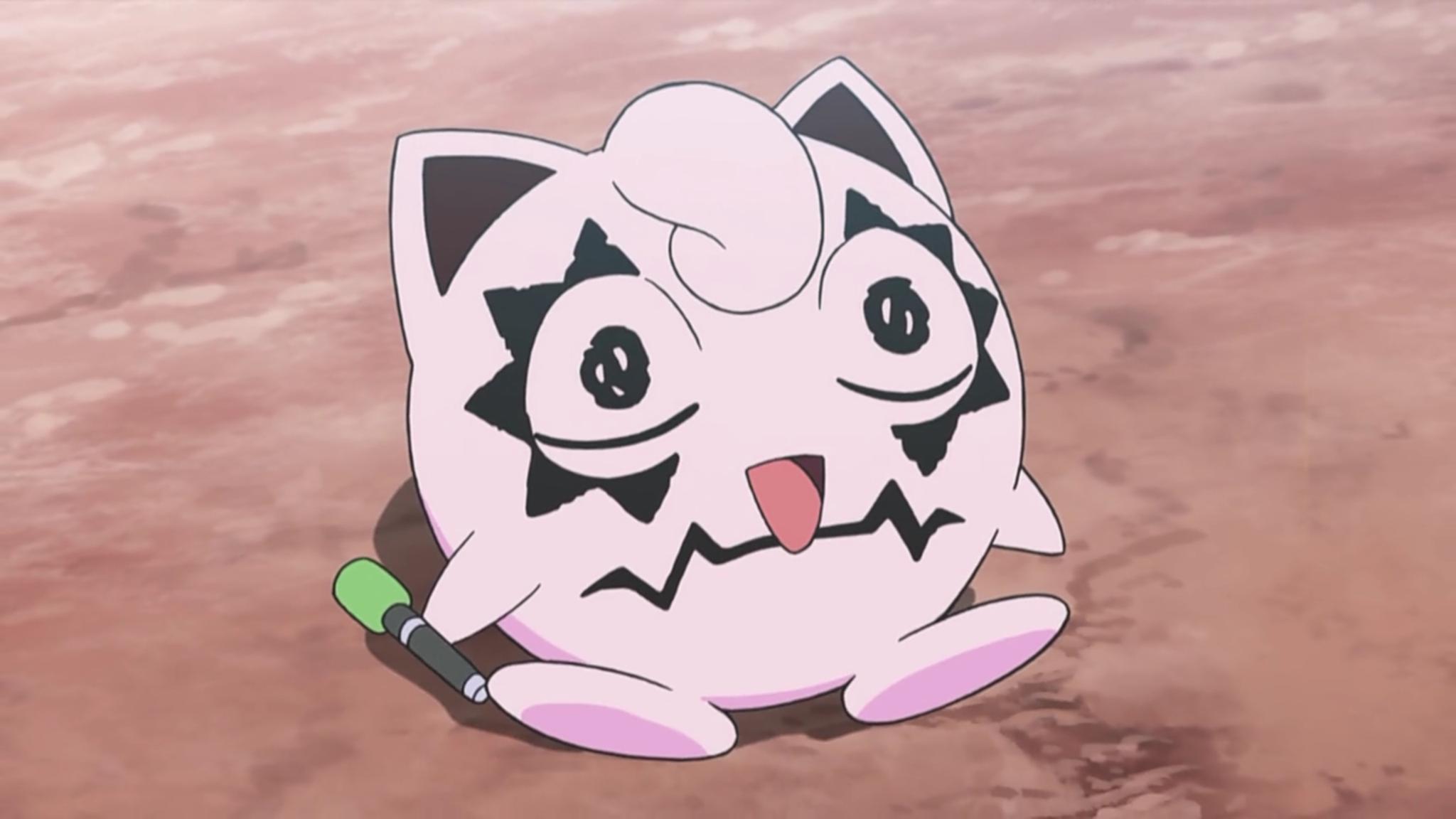 介绍的设定不败的神奇宝贝,自然就是自带出场音乐(麦克风)的胖丁同学