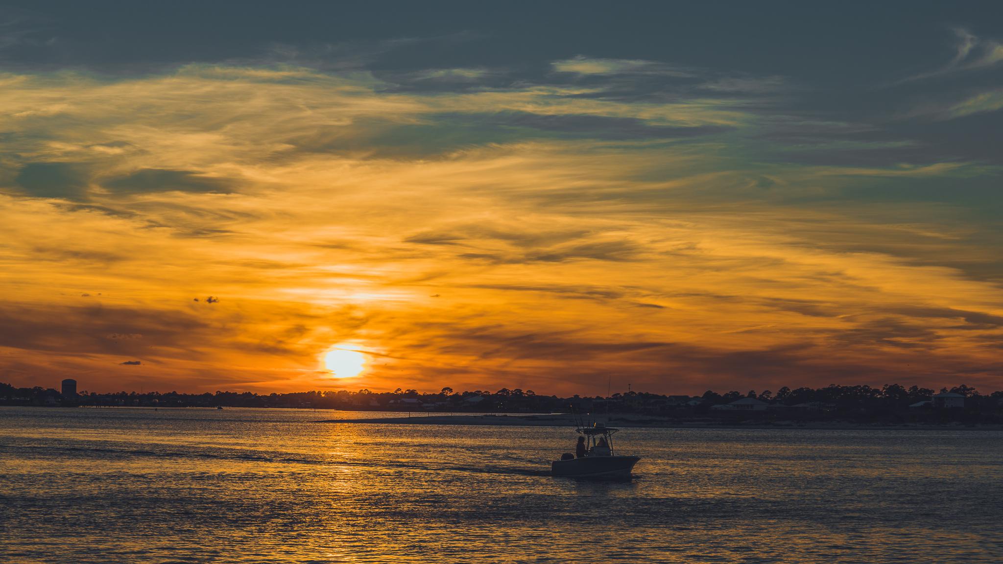 在美国前十的海滩,我见到了此生遇见过的第三美的夕阳