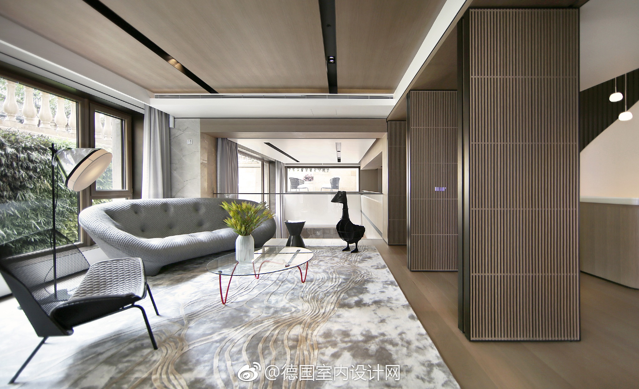 亚邑设计丨温岭豪庭苑私宅。原建筑地下两层采光不佳