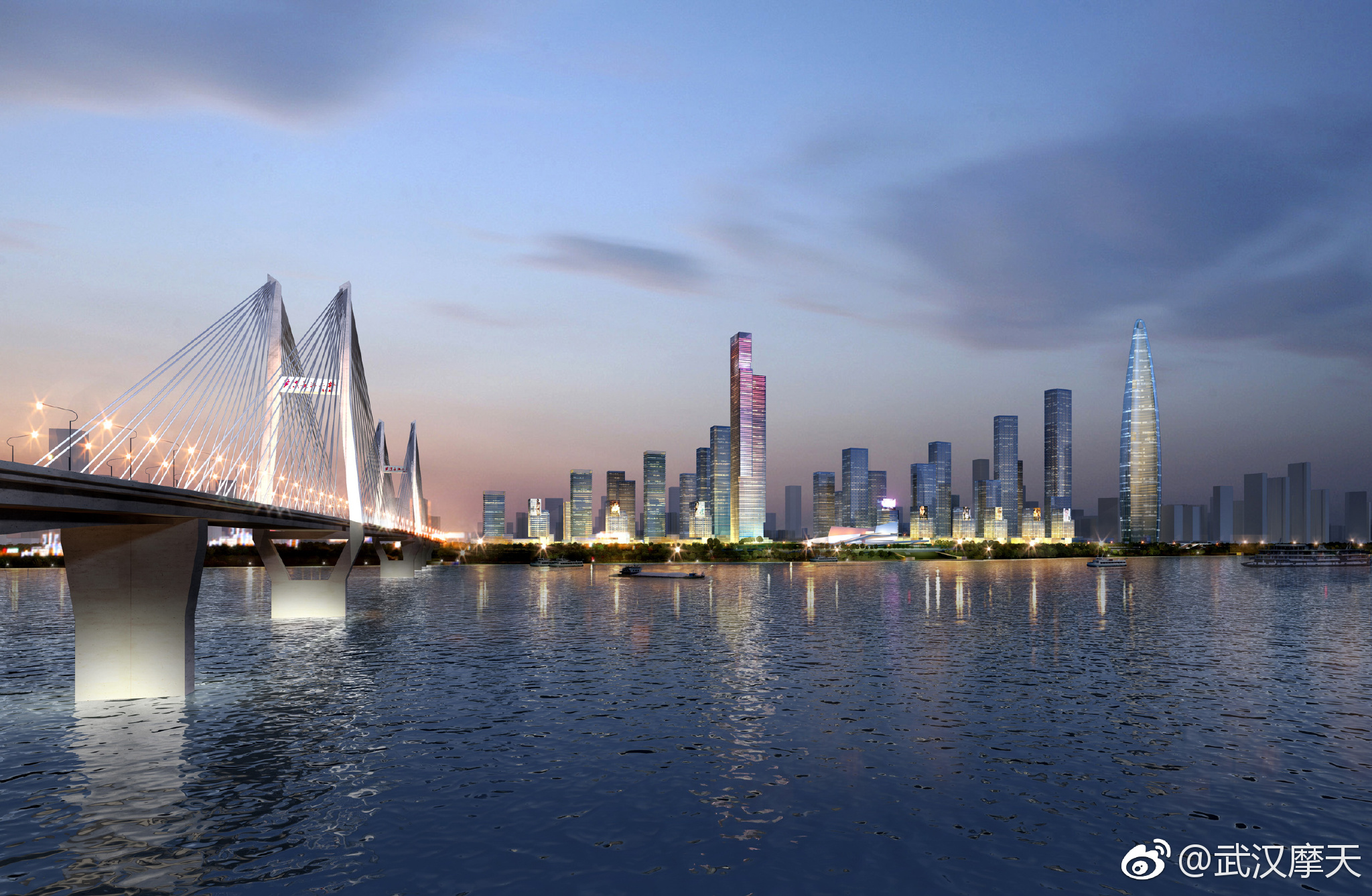 武昌滨江商务区效果图大图