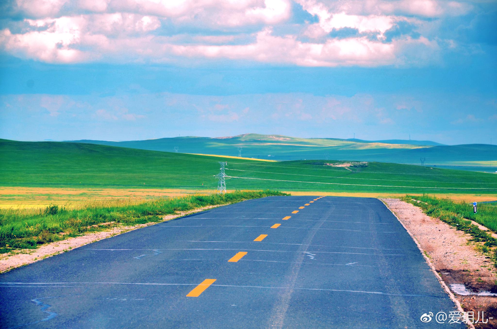 通往草原的路是这样美通往草原的心情是这样好