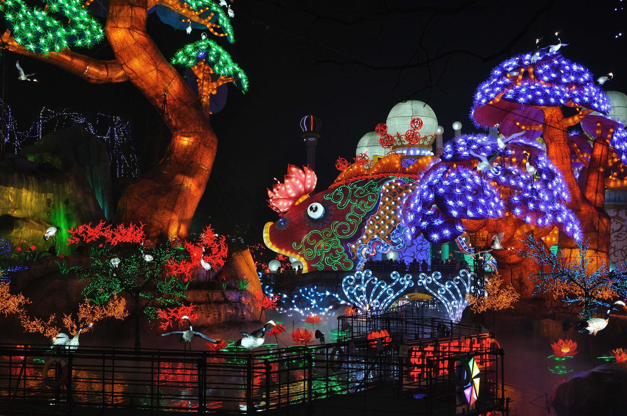 四川人民的新年记忆,热闹非凡的春节灯会