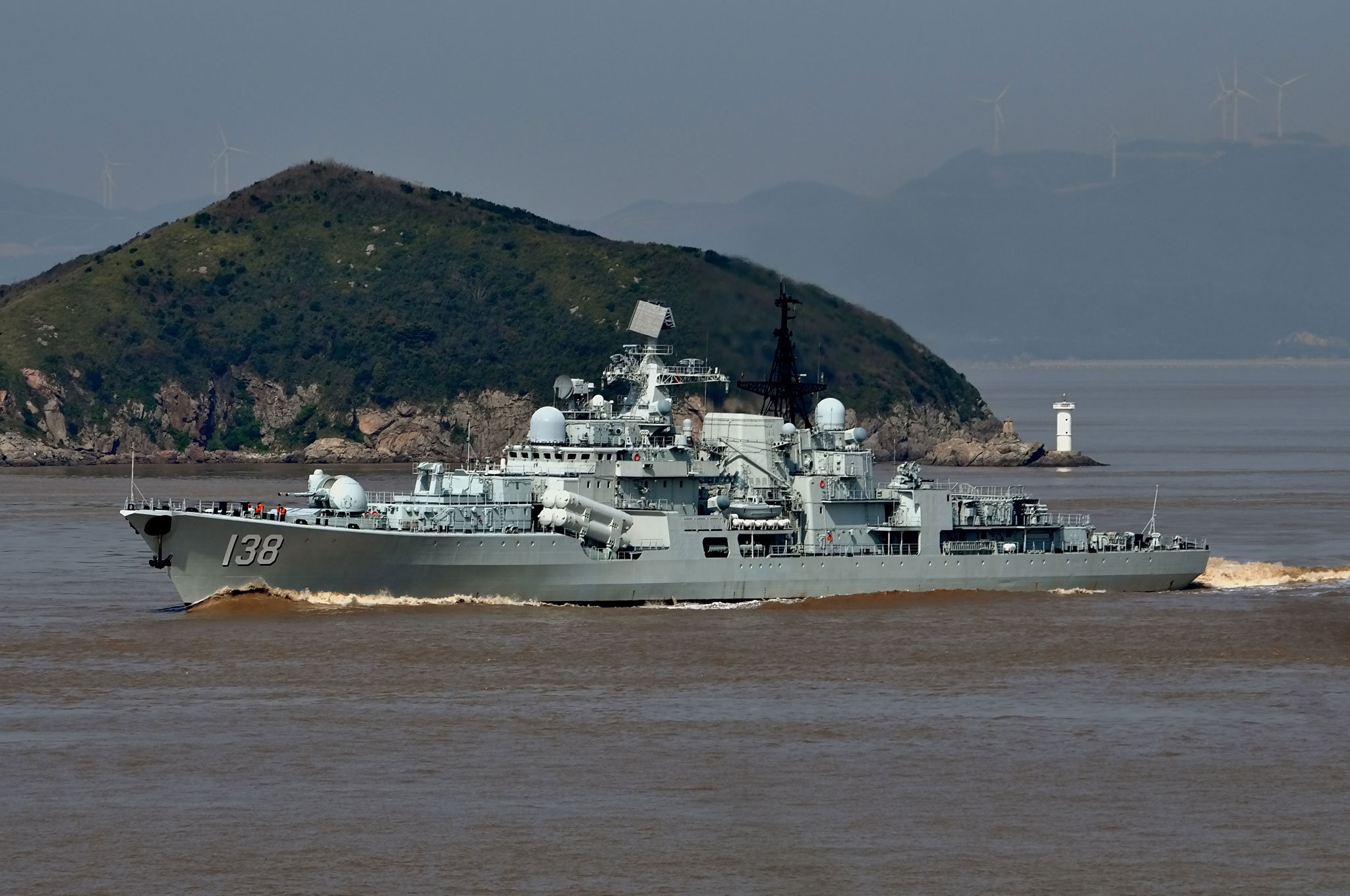 记当年(没有vls的时代),我海军那些拥有"舰空导弹"的军舰(下)