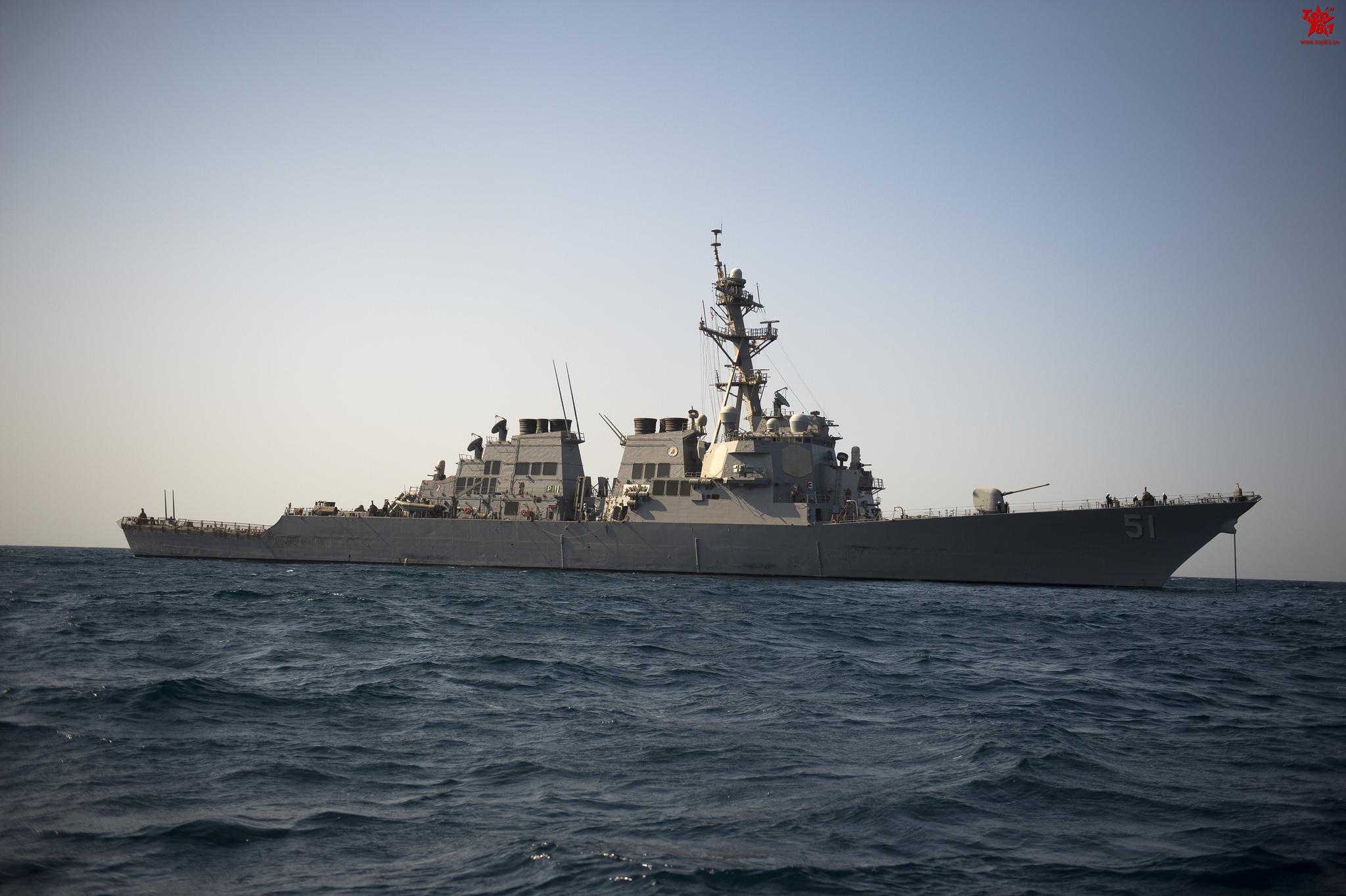 美国海军的阿利伯克级宙斯盾驱逐舰