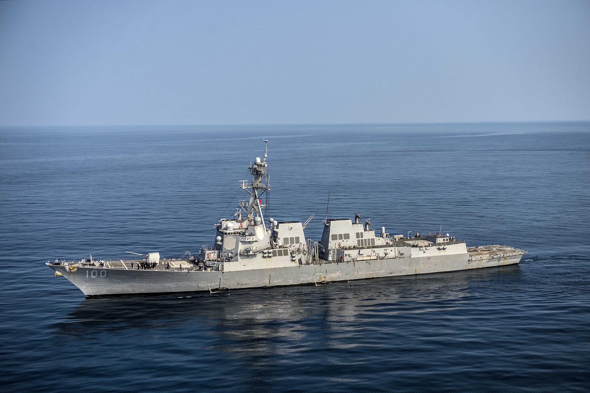 美国海军的阿利伯克级宙斯盾驱逐舰