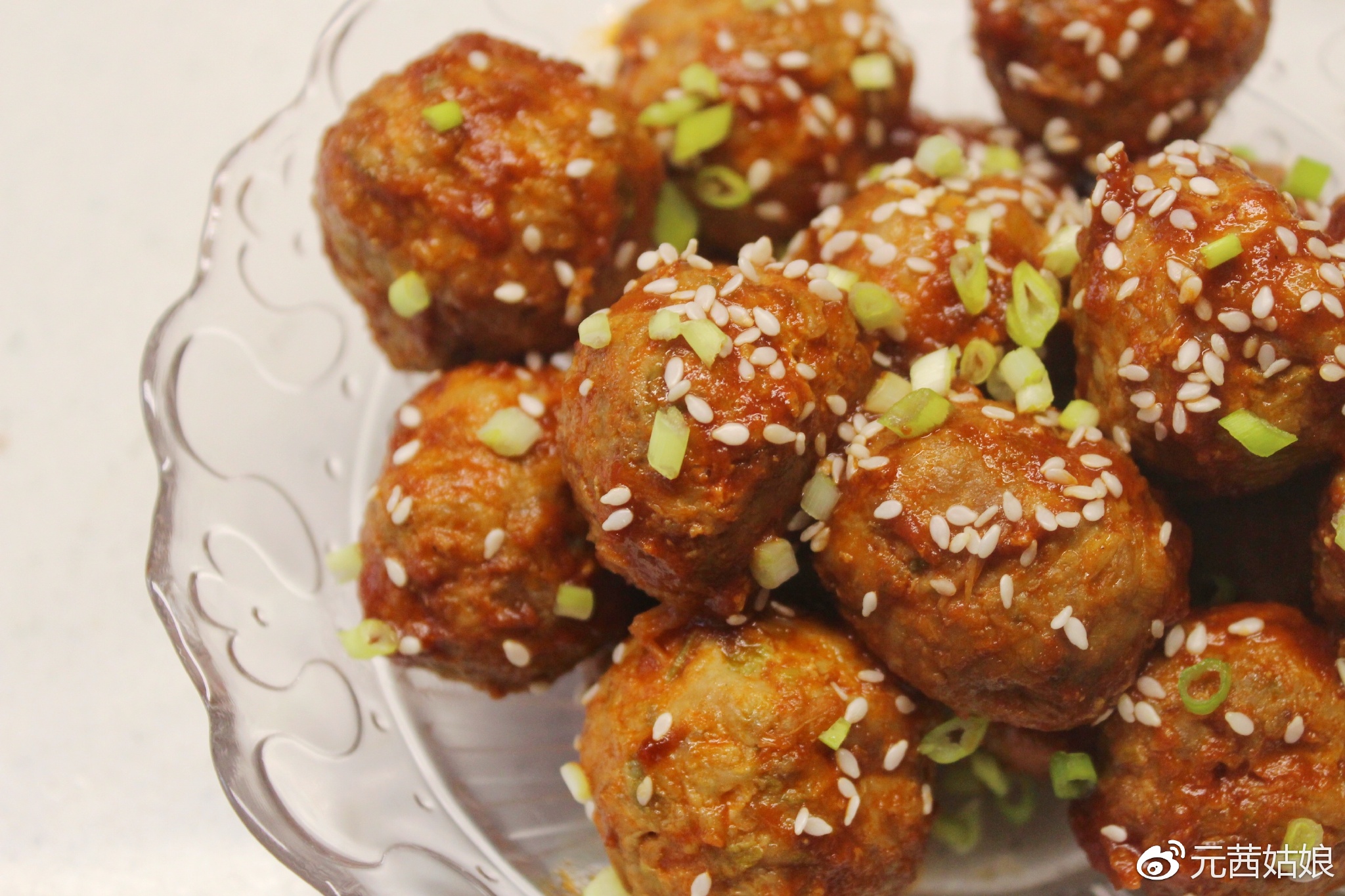 健康豆腐烤肉丸这样做肉丸少油低脂还好吃附两种荞麦拌面