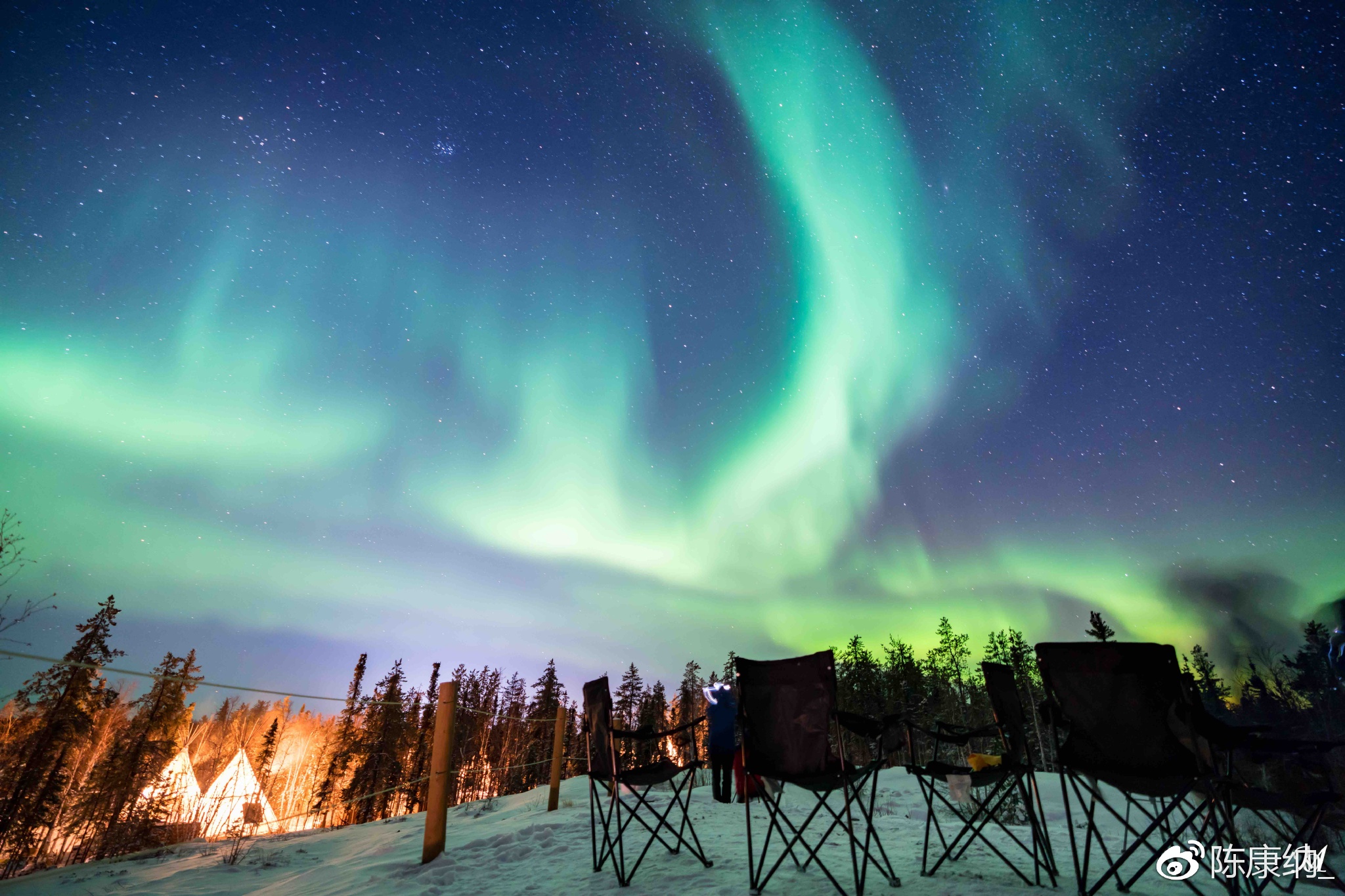 加拿大|魁北克|极光_新浪新闻